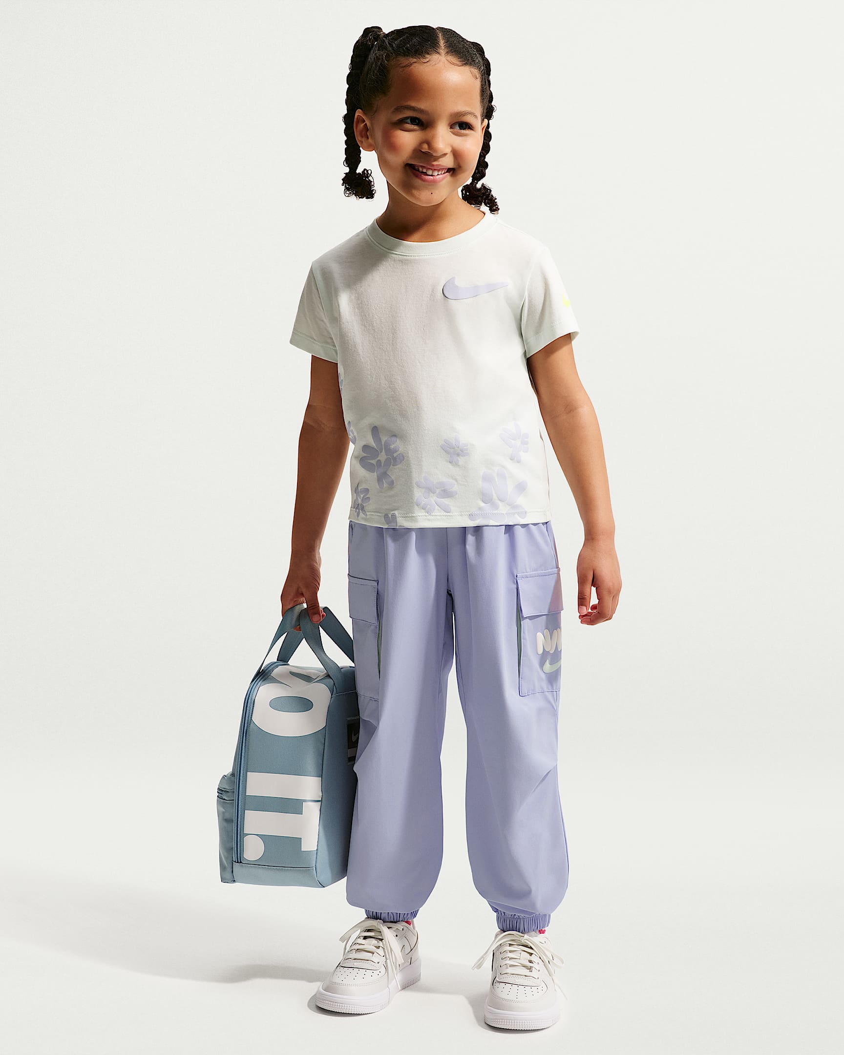 Nike Bold Play 幼童工装长裤 - 幻影