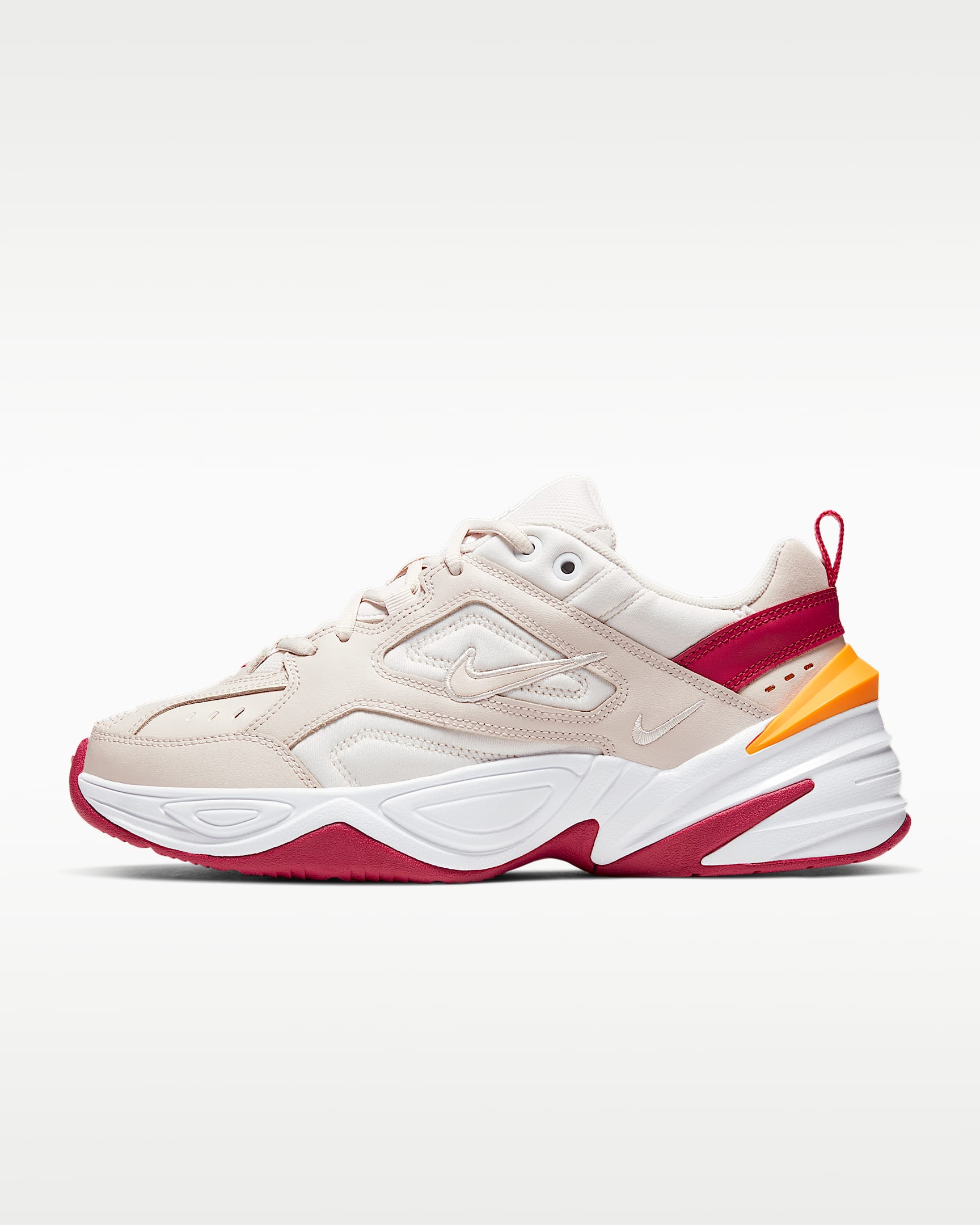 Nike M2K Tekno 女子运动鞋 - 赭石沙色/幻影灰白/野樱桃红/赭石沙色