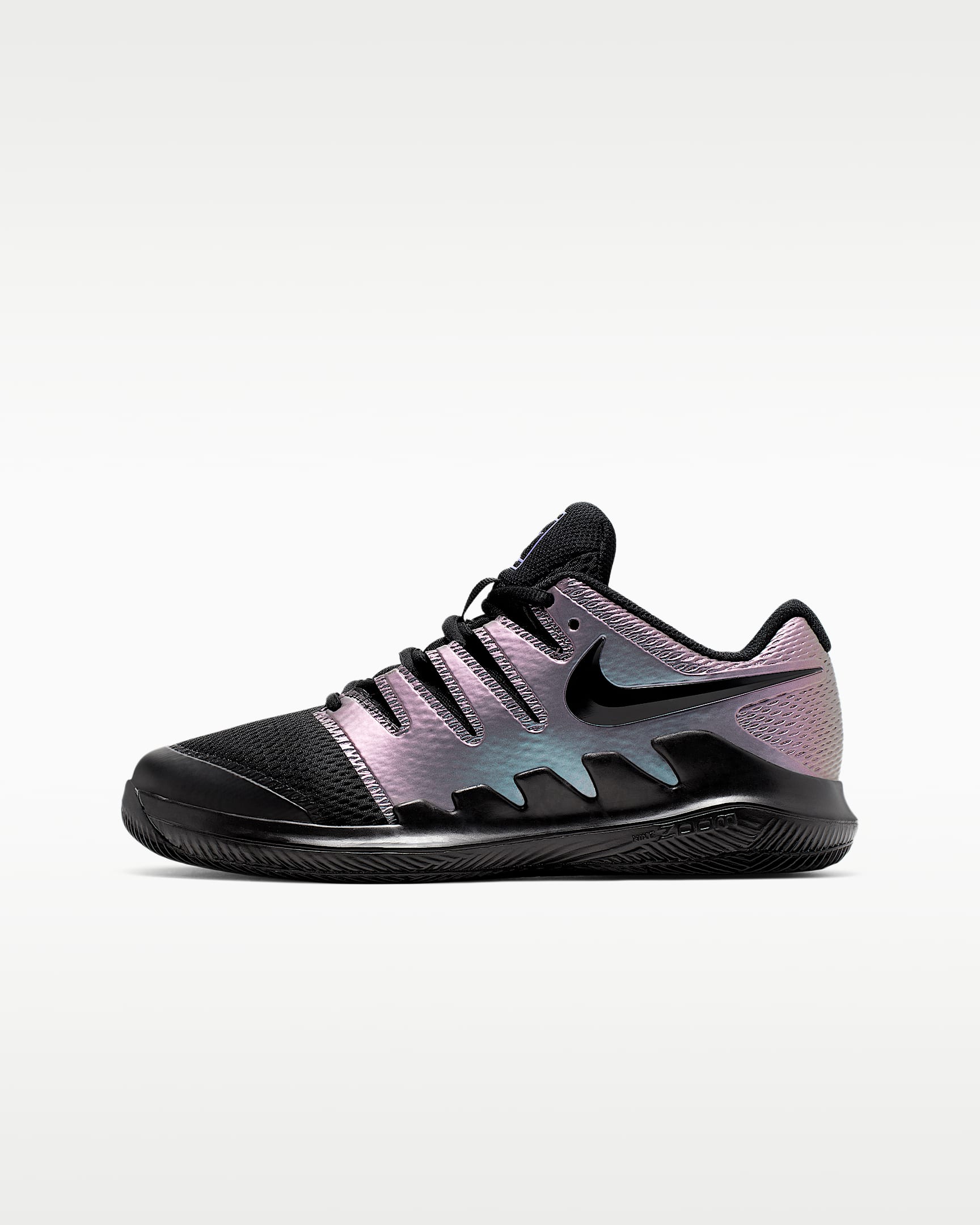 NikeCourt Jr. Vapor X 大童网球鞋 - 多色/心灵紫/黑