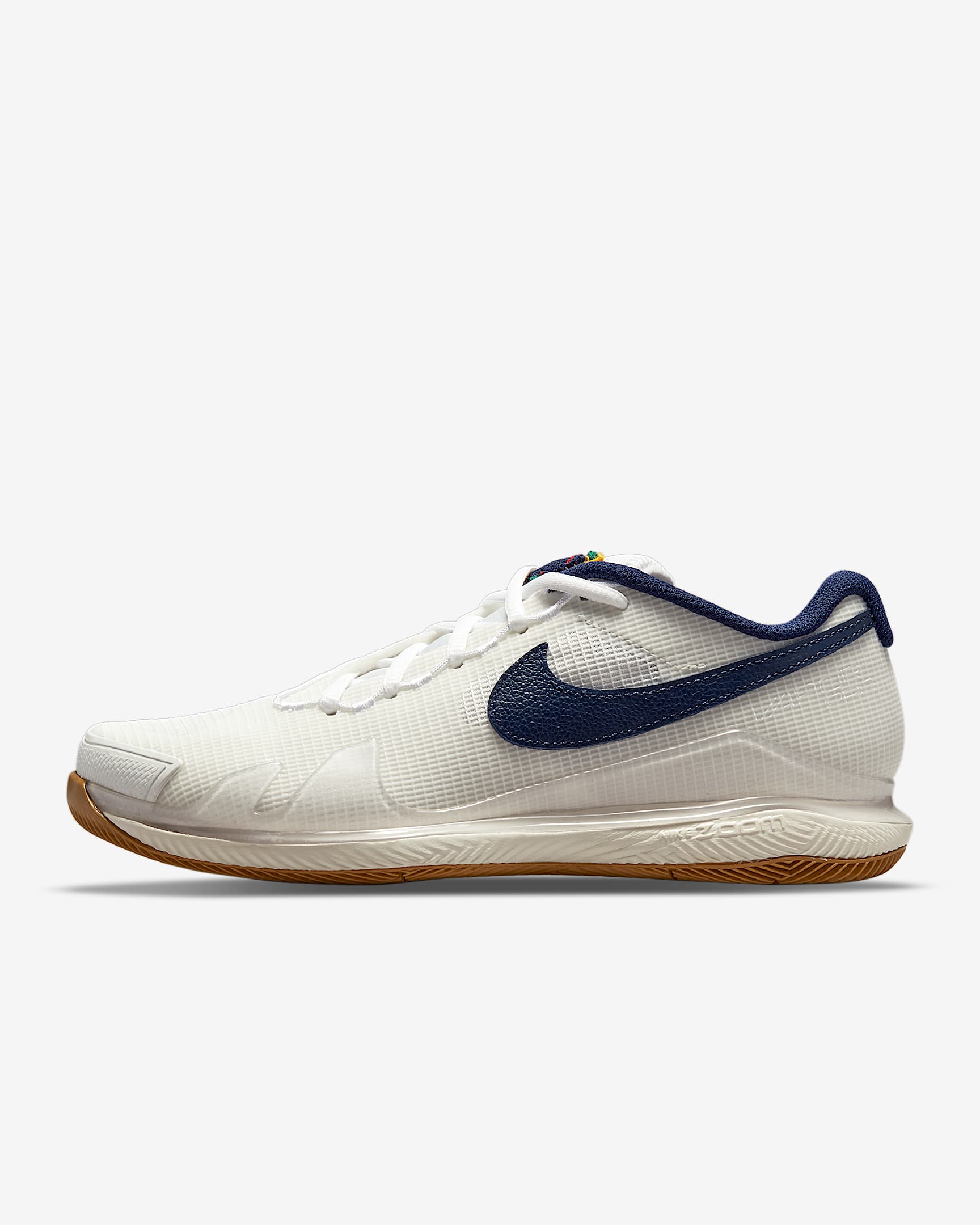 Nike Zoom Vapor Pro HC 女子硬地球场网球鞋 - 山峰白/白色/帆白/二元蓝
