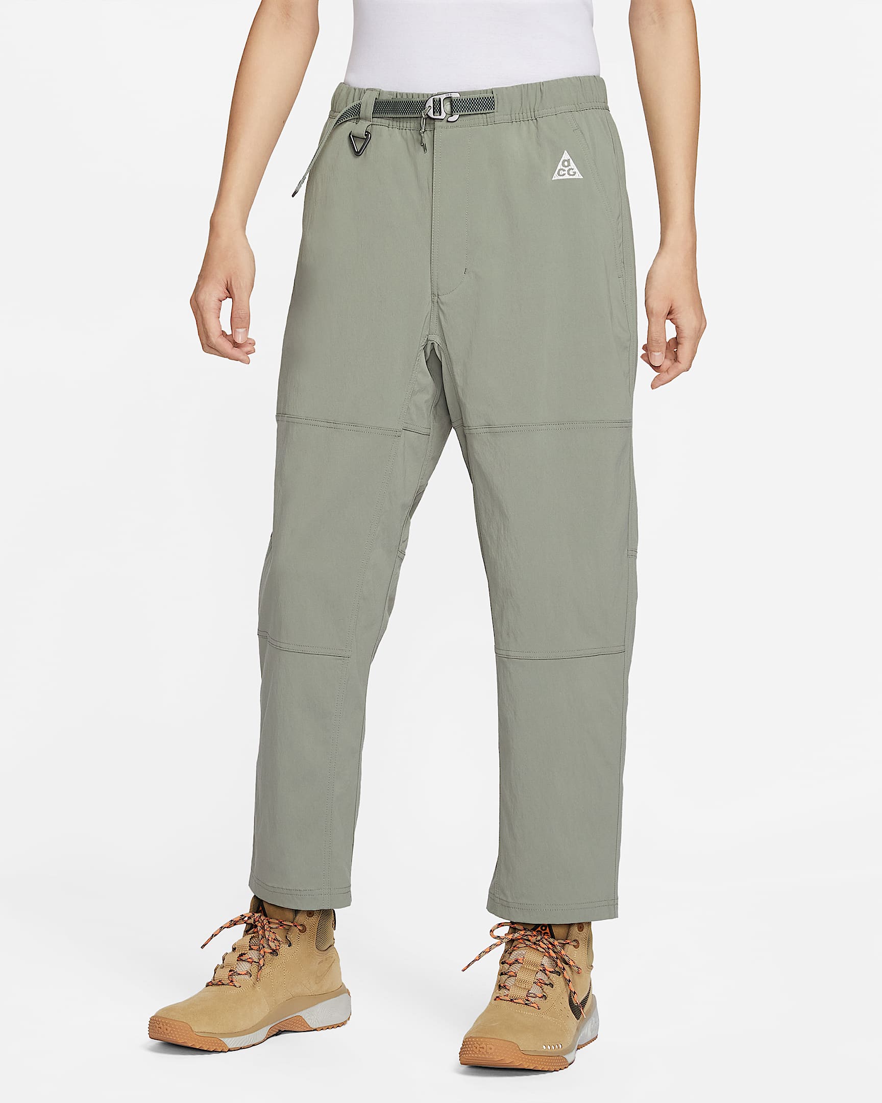Nike ACG 男子防晒拒水徒步长裤 - 暗泥灰/绿古色/山峰白