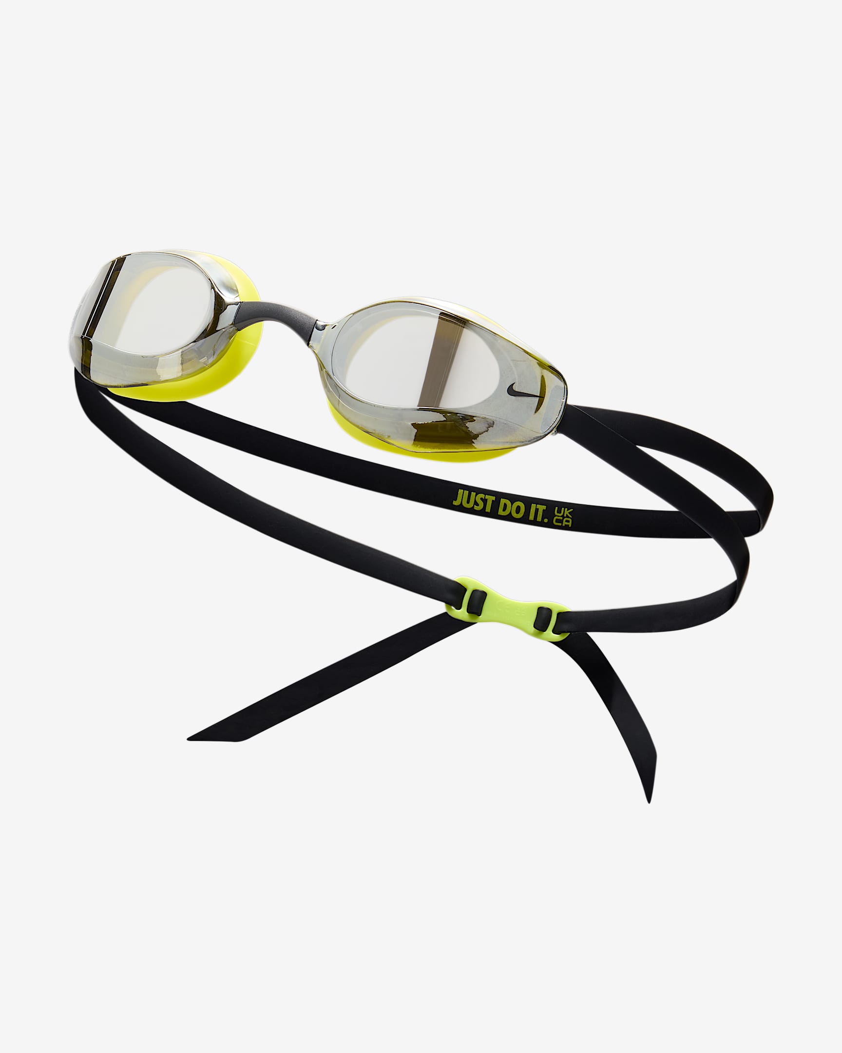 Nike Swim Vapor Mirrored 泳镜 - 浅灰/银/仙人掌绿/黑