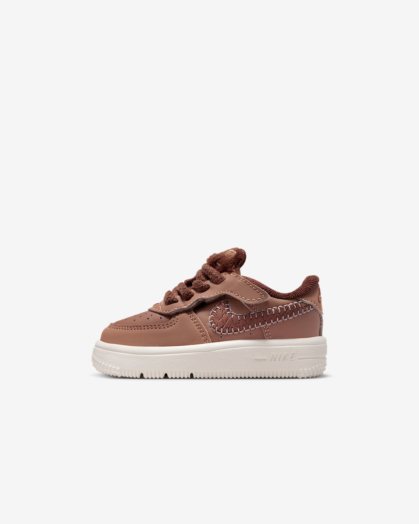 Nike Force 1 Low EasyOn 婴童运动鞋 - 沙漠黄/动物群棕/帆白/沙漠黄
