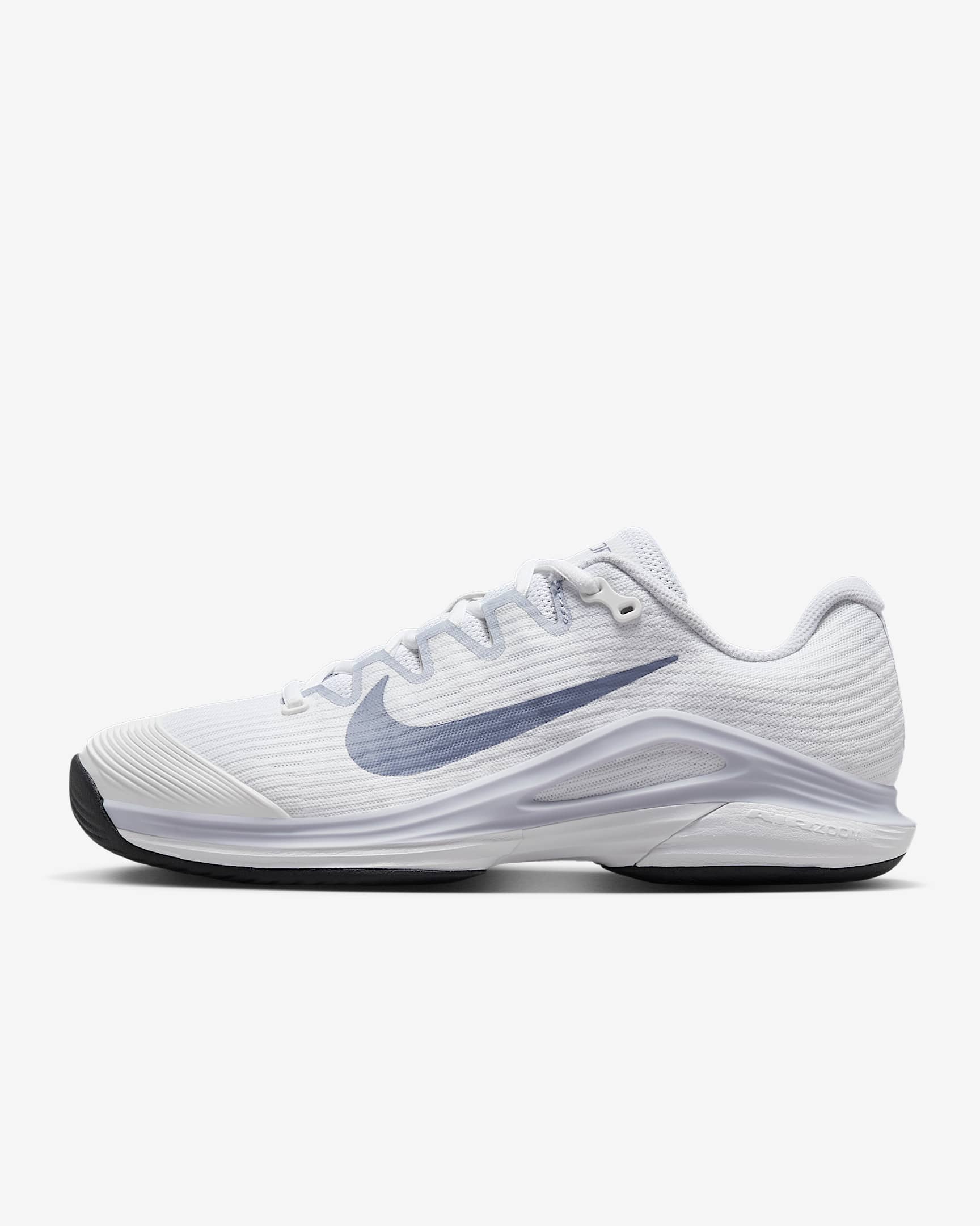 Nike Vapor 12 郑钦文同款女子硬地球场网球鞋 - 白色/幻影/世界靛青