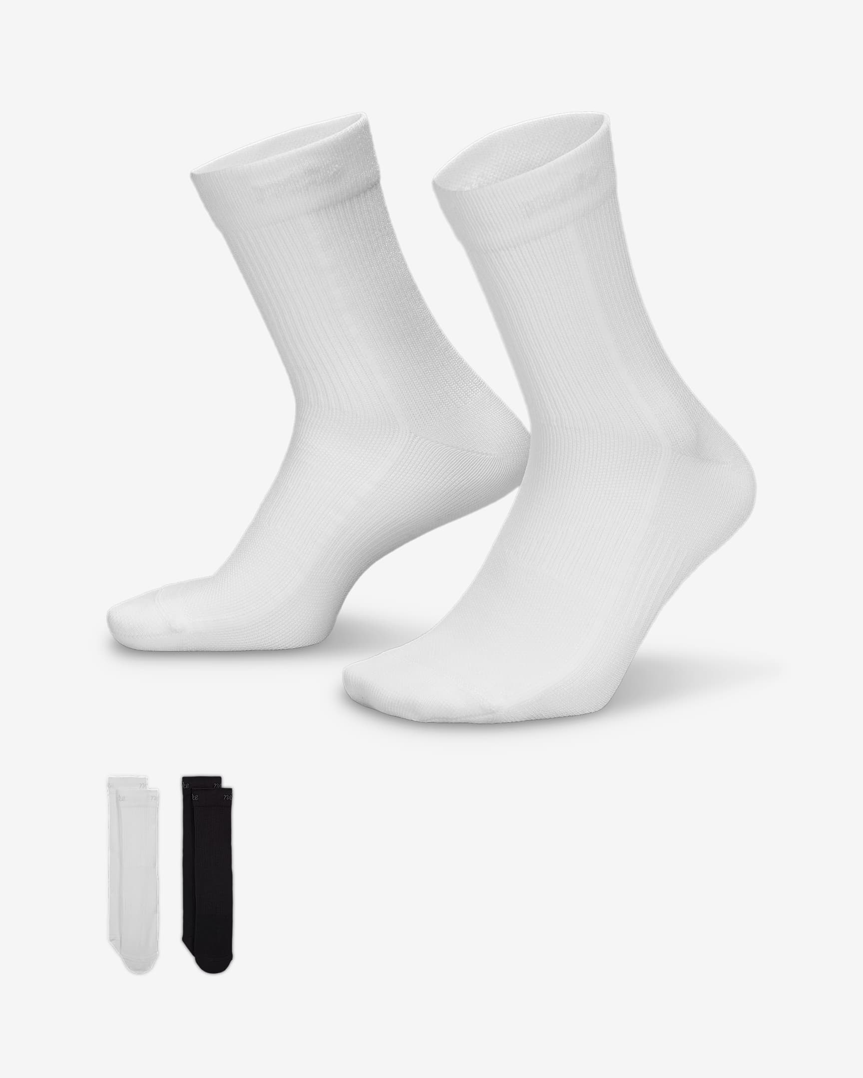 Nike Everyday Plus 女子速干轻便型中筒运动袜(2 双) - 多色