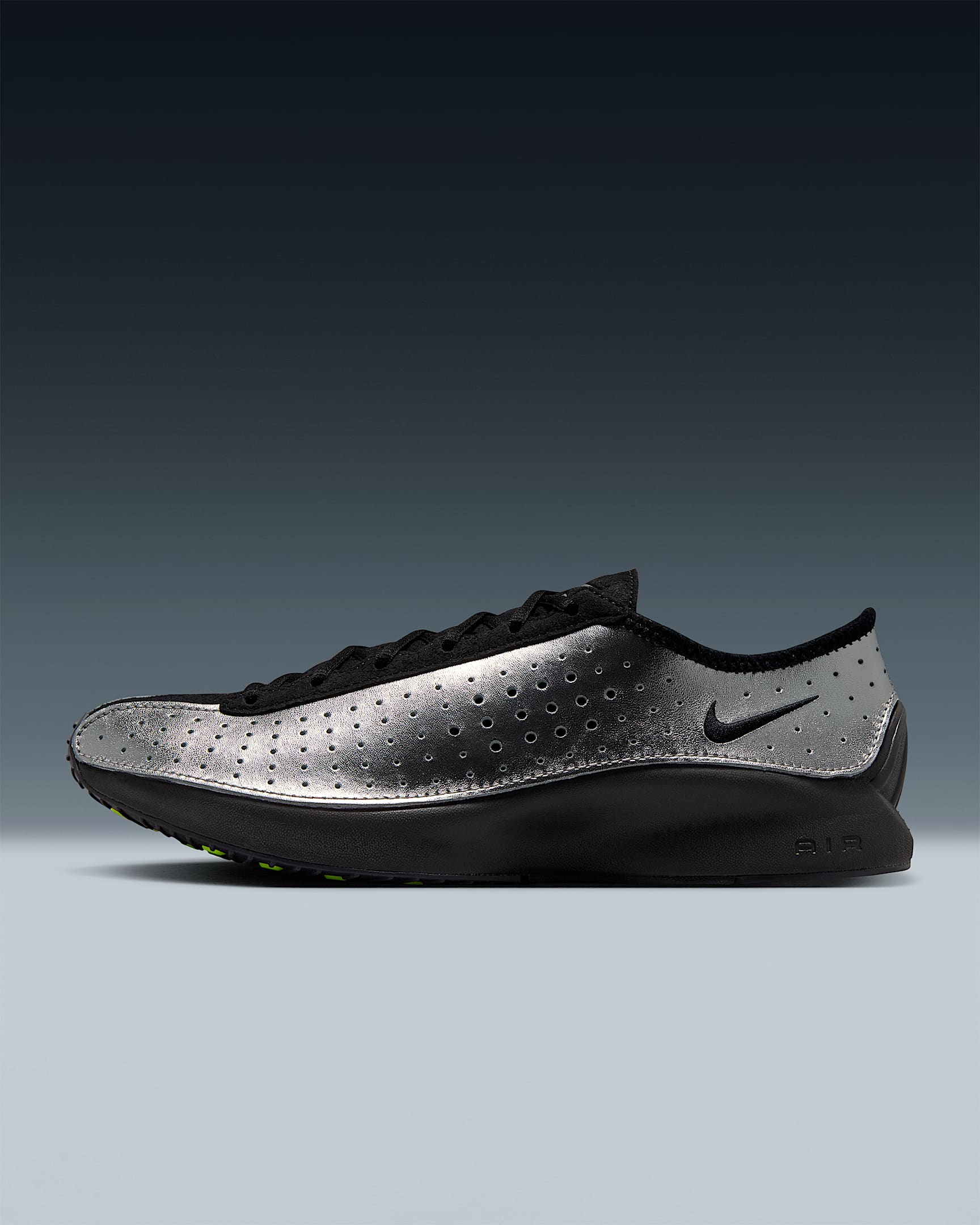 Nike Air Superfly 女子运动鞋 - 金属银/煤黑/荧光黄/黑