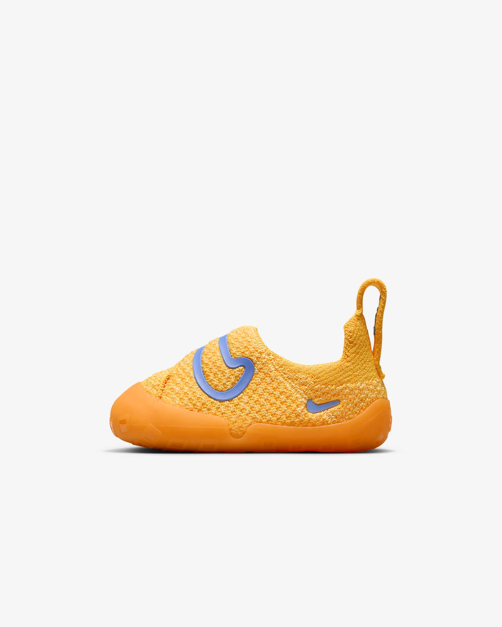 Nike Swoosh 1 婴童易穿脱运动鞋宝宝勾学步鞋 - 激光橙/浅激光橙/大学蓝