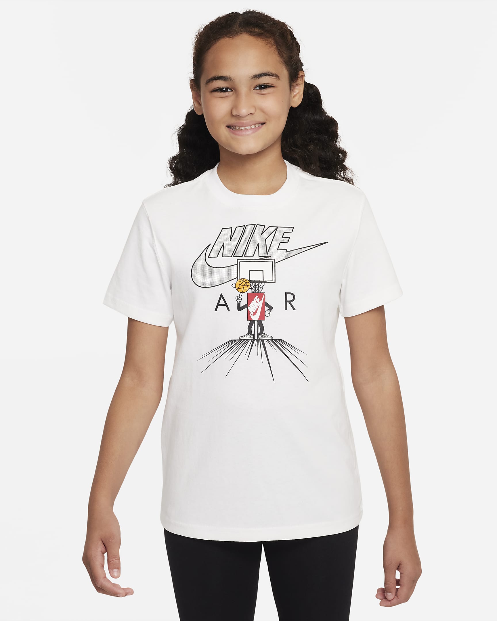 Nike Sportswear 大童T恤 - 白色