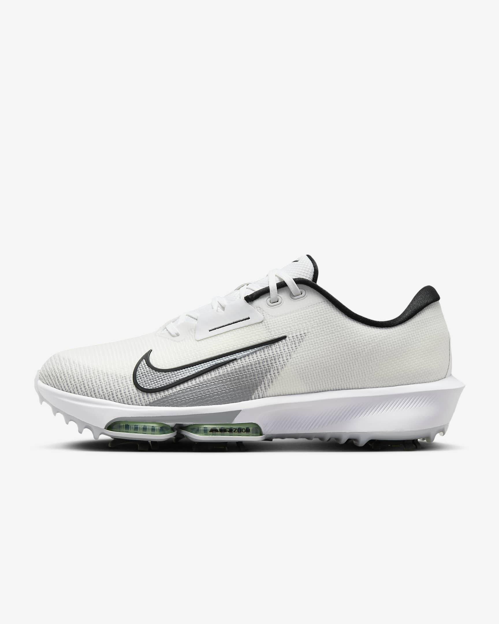 Nike Air Zoom Infinity TR NEXT% 2 W 男/女高尔夫球鞋(宽版) - 白色/蒸气绿/白金色/黑