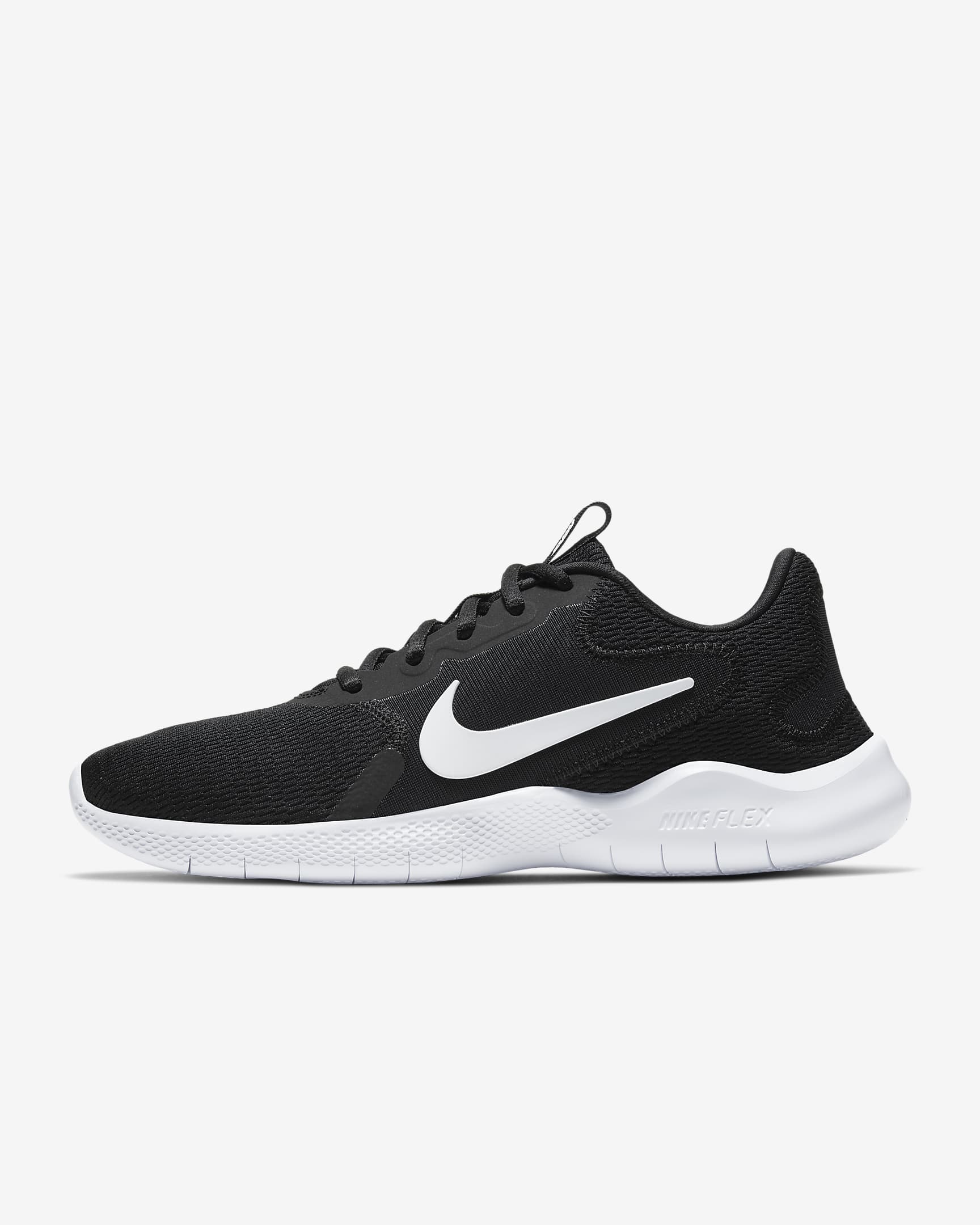 Nike Flex Experience RN 9 女子跑步鞋 - 黑/暗烟灰/白色