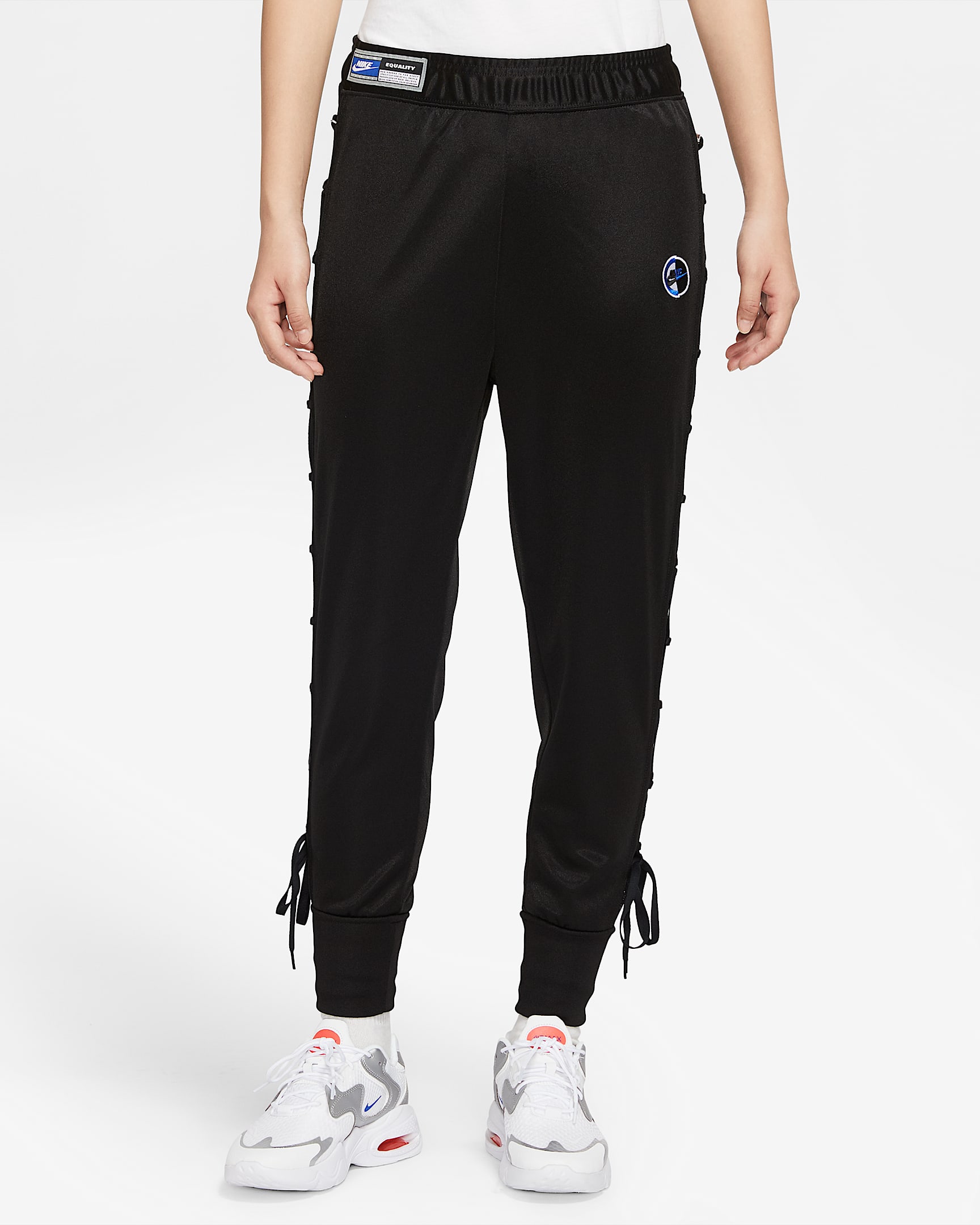 Nike Sportswear 女子长裤 - 黑/白色