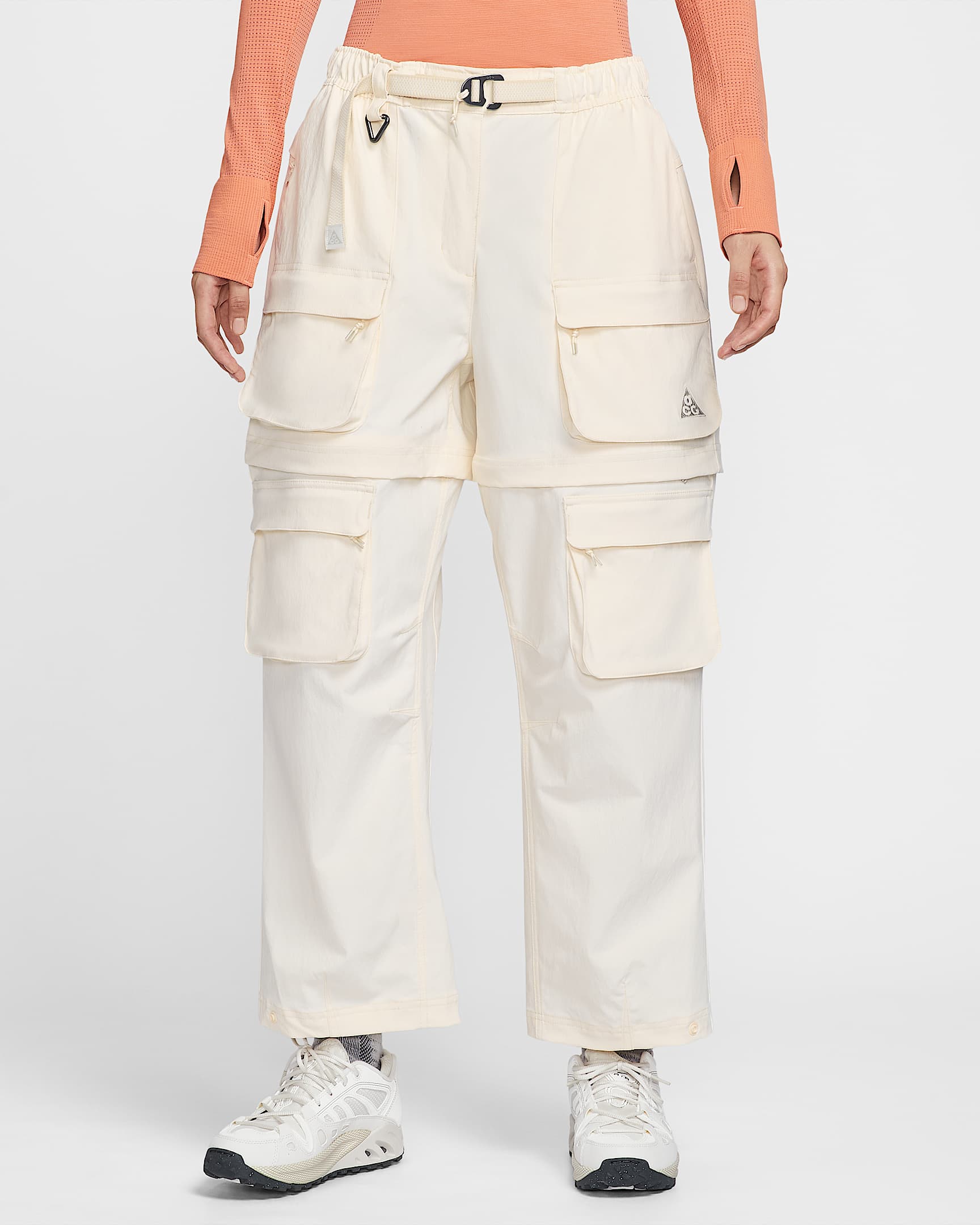 Nike ACG "Smith Summit" 女子拒水可拆式拉链长裤 - 淡象牙白/浅卡其/杏茶色/浅骨色