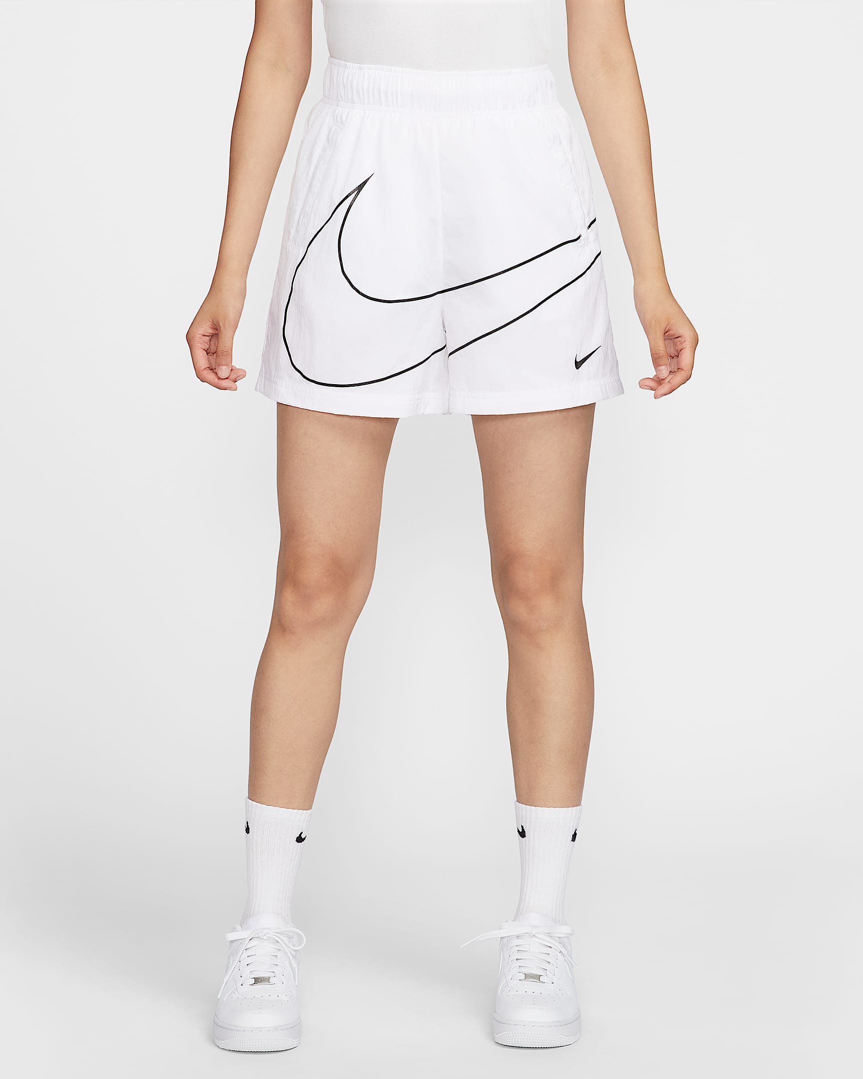 Nike Sportswear Essential 女子梭织短裤 - 白色