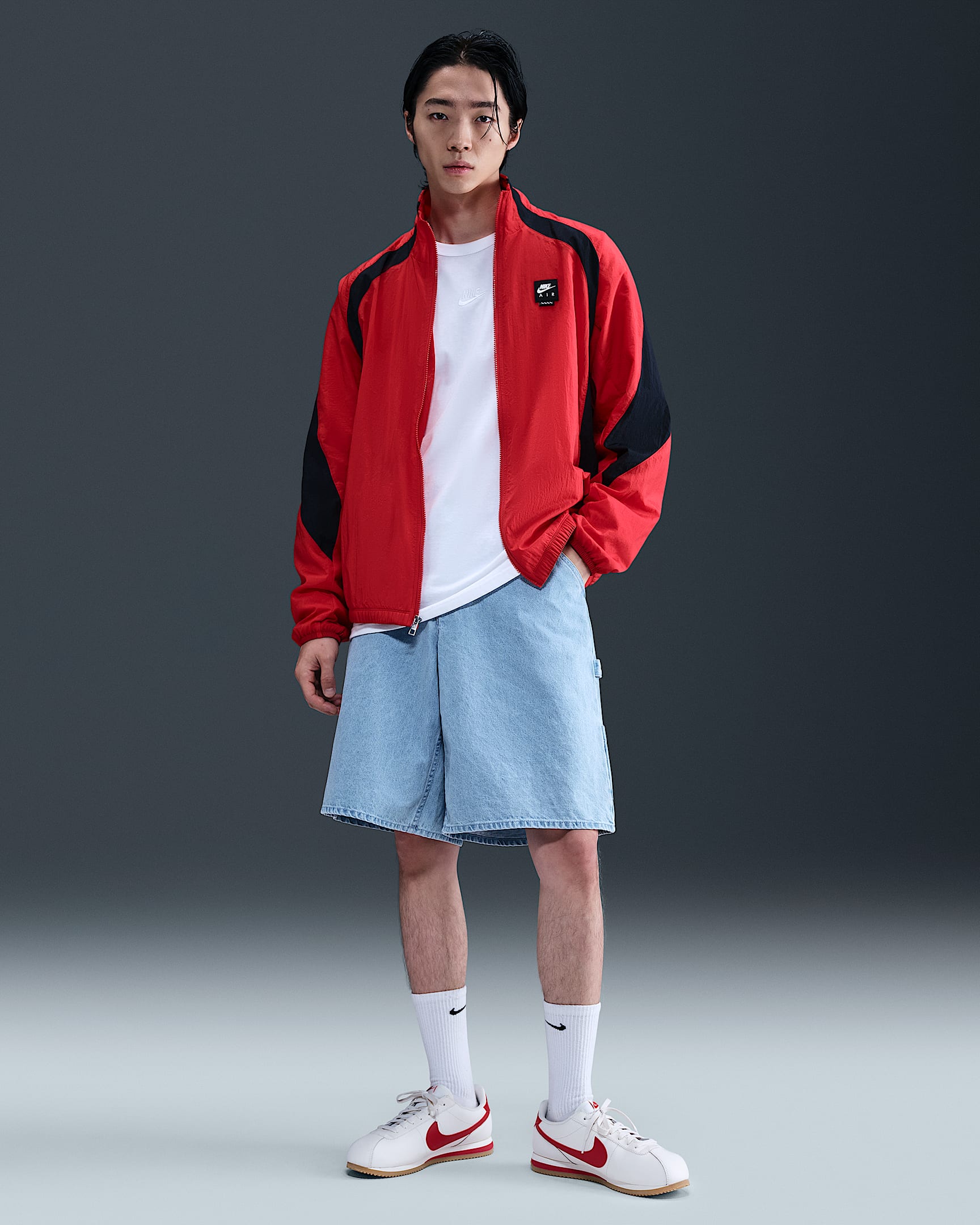 Nike 男子牛仔短裤 - 灰石板蓝