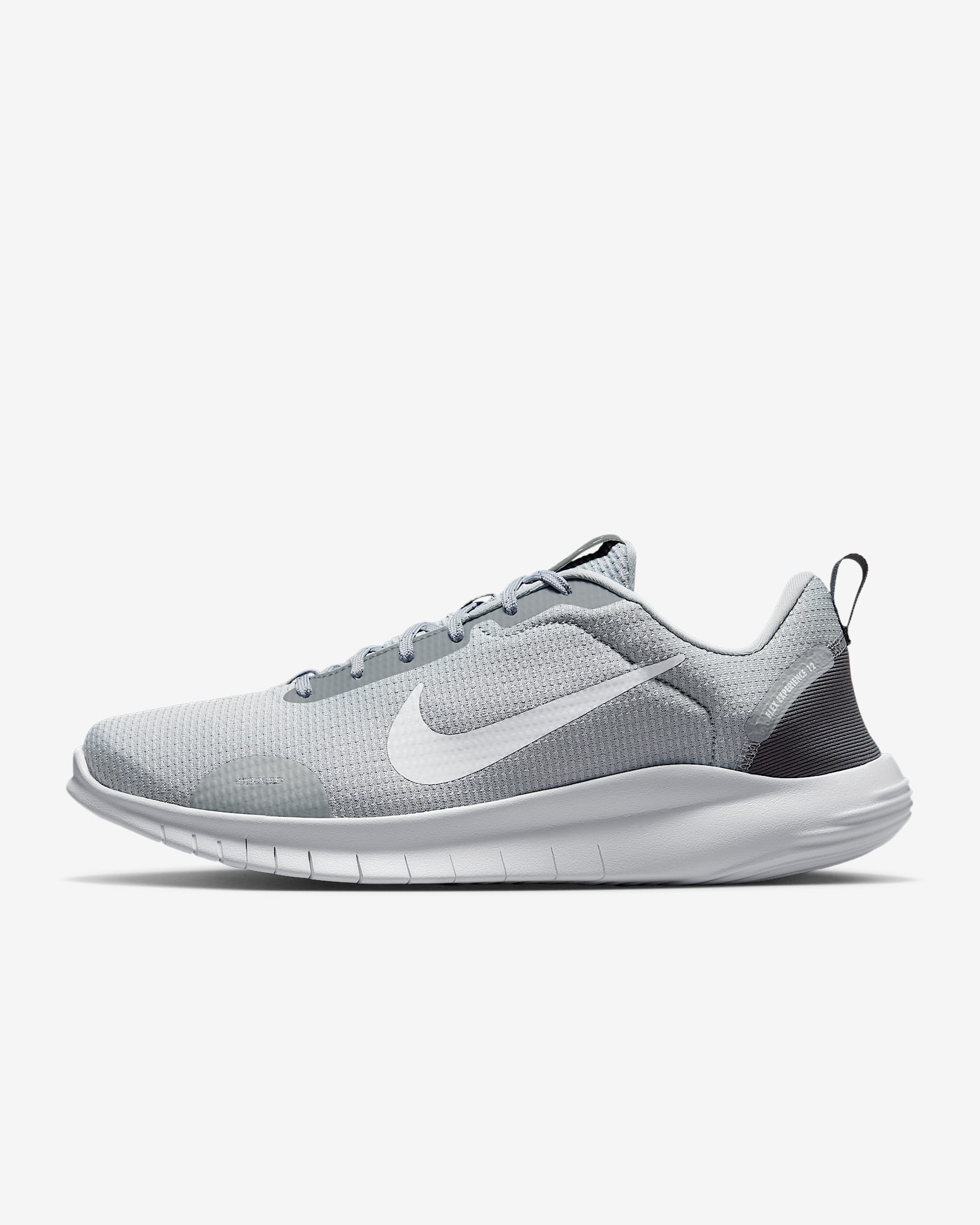 Nike Flex Experience Run 12 男子跑步训练鞋 - 狼灰/铁灰/白色