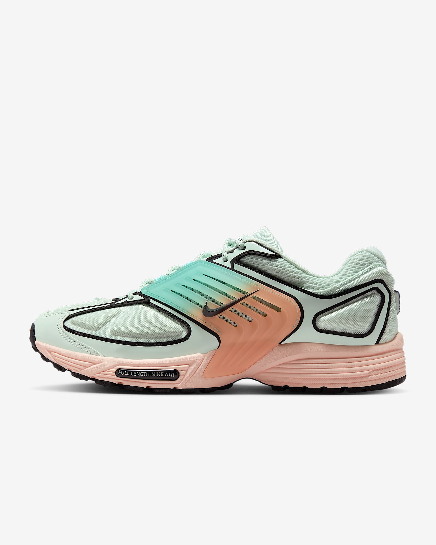 Nike Air Pegasus Wave 耐克赛博飞马男子运动鞋 - 微绿/漂白宝石绿/水洗珊瑚红/黑