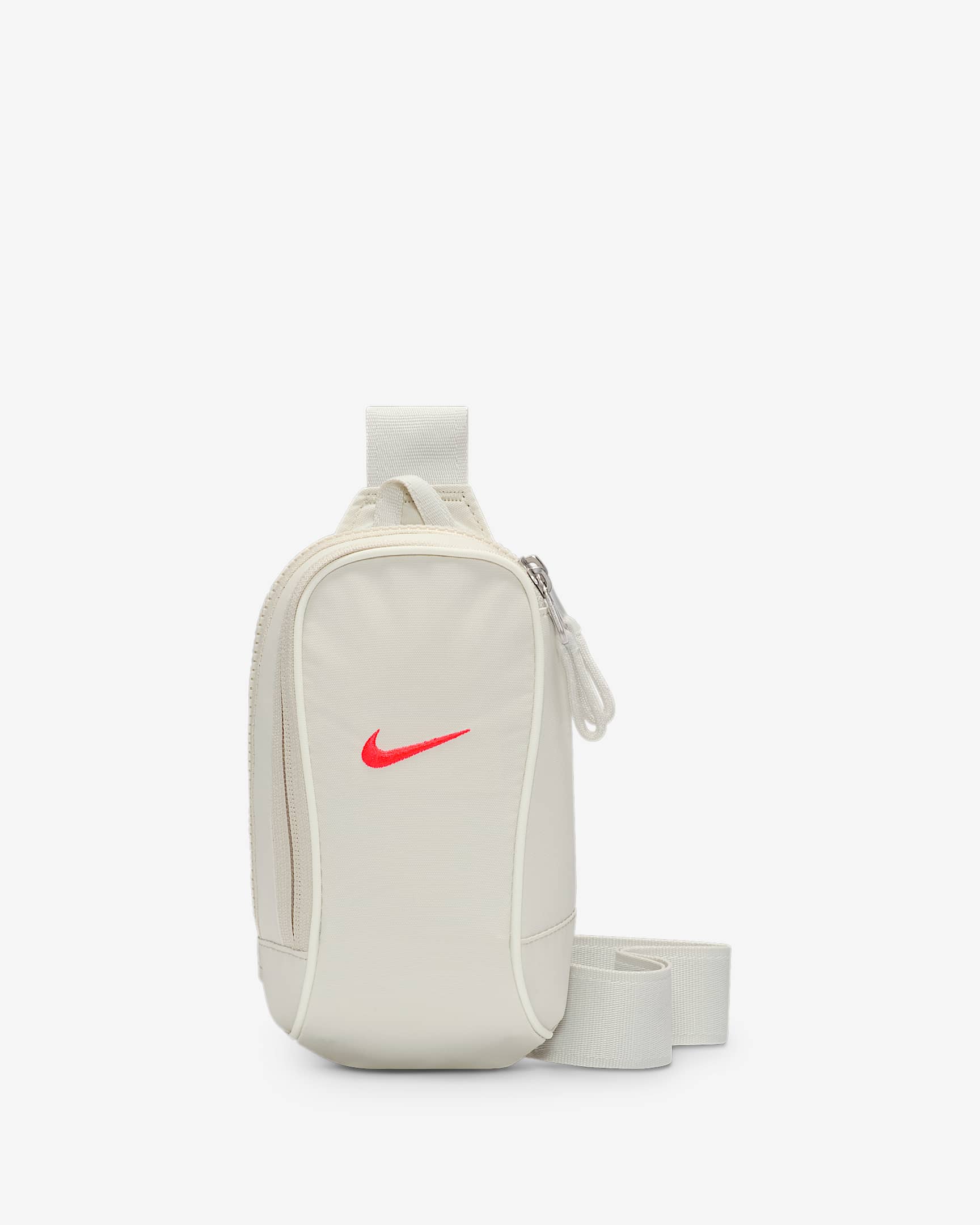 Nike Sportswear Essentials 胸包 - 浅骨色/帆白/亮深红