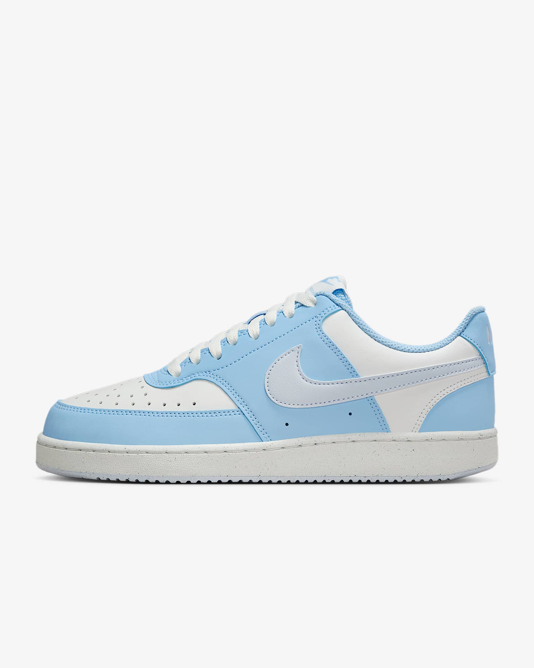 Nike Court Vision Low 女子运动鞋 - 山峰白/心灵蓝/足球灰