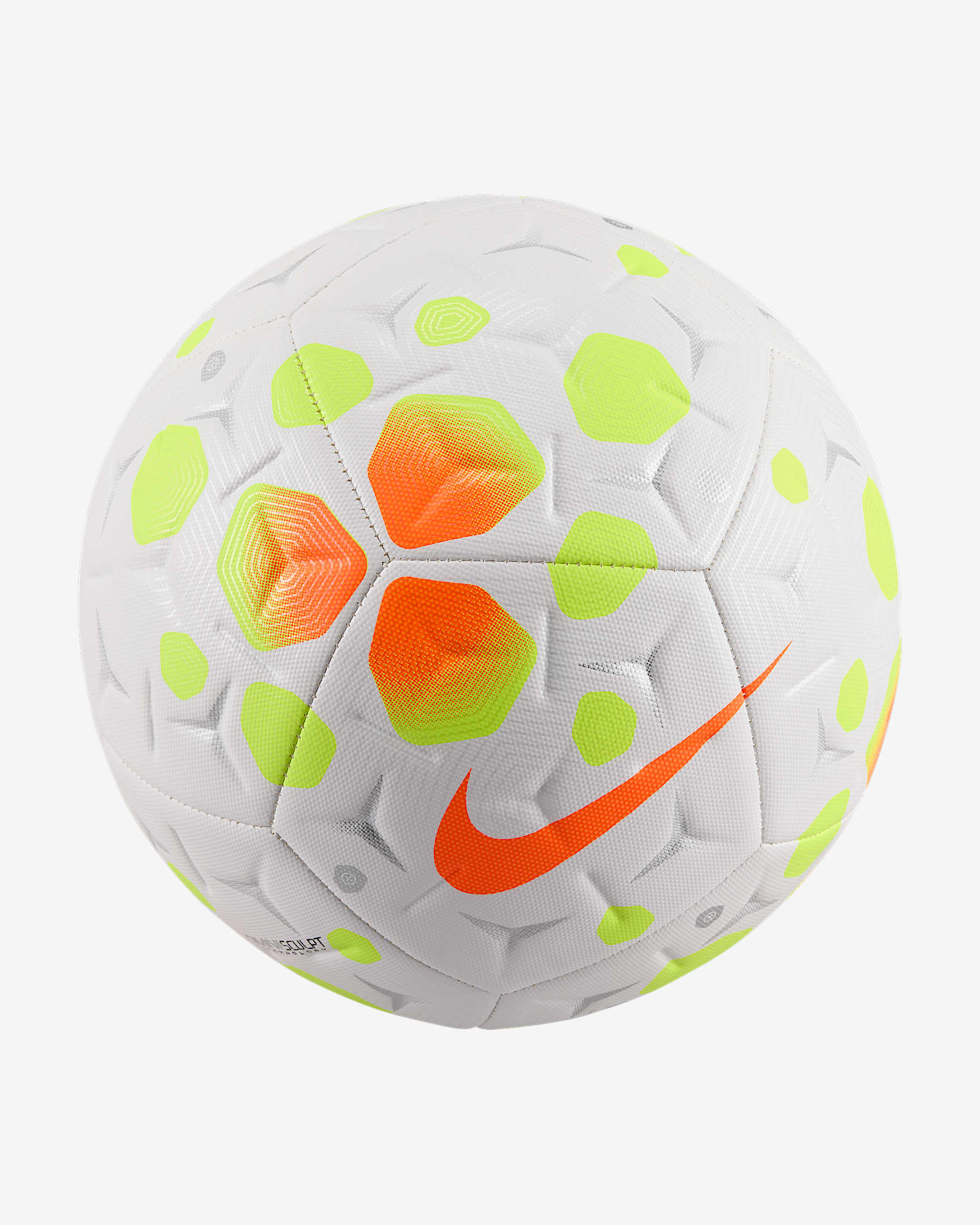 Nike Academy 足球 - 白色/荧光黄/橙红