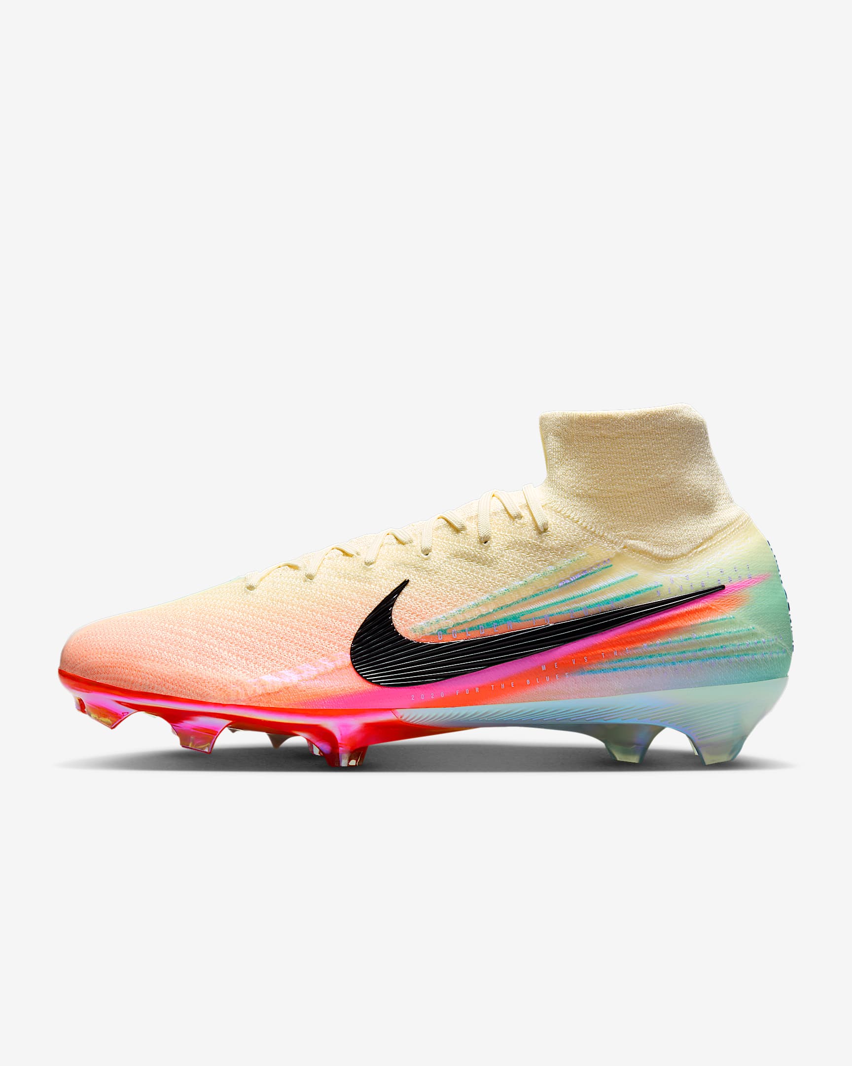 Nike Mercurial Superfly 10 Elite "Sam Kerr" 耐克刺客系列男/女 FG 天然硬质草地高帮足球鞋 - 淡象牙白/黑