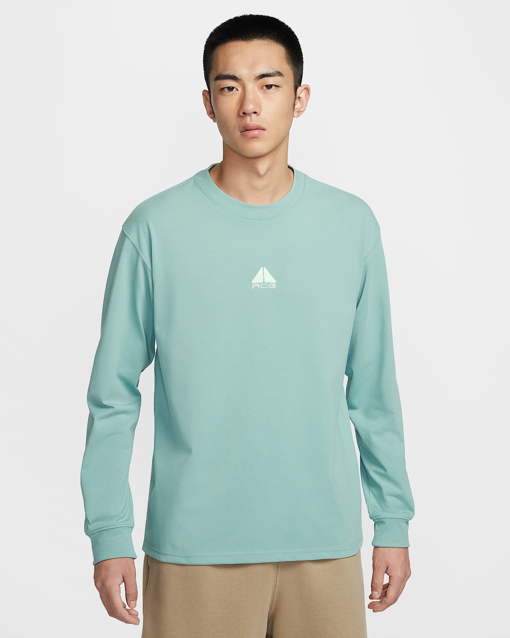 Nike ACG "Lungs" 男子速干长袖T恤 - 加农绿