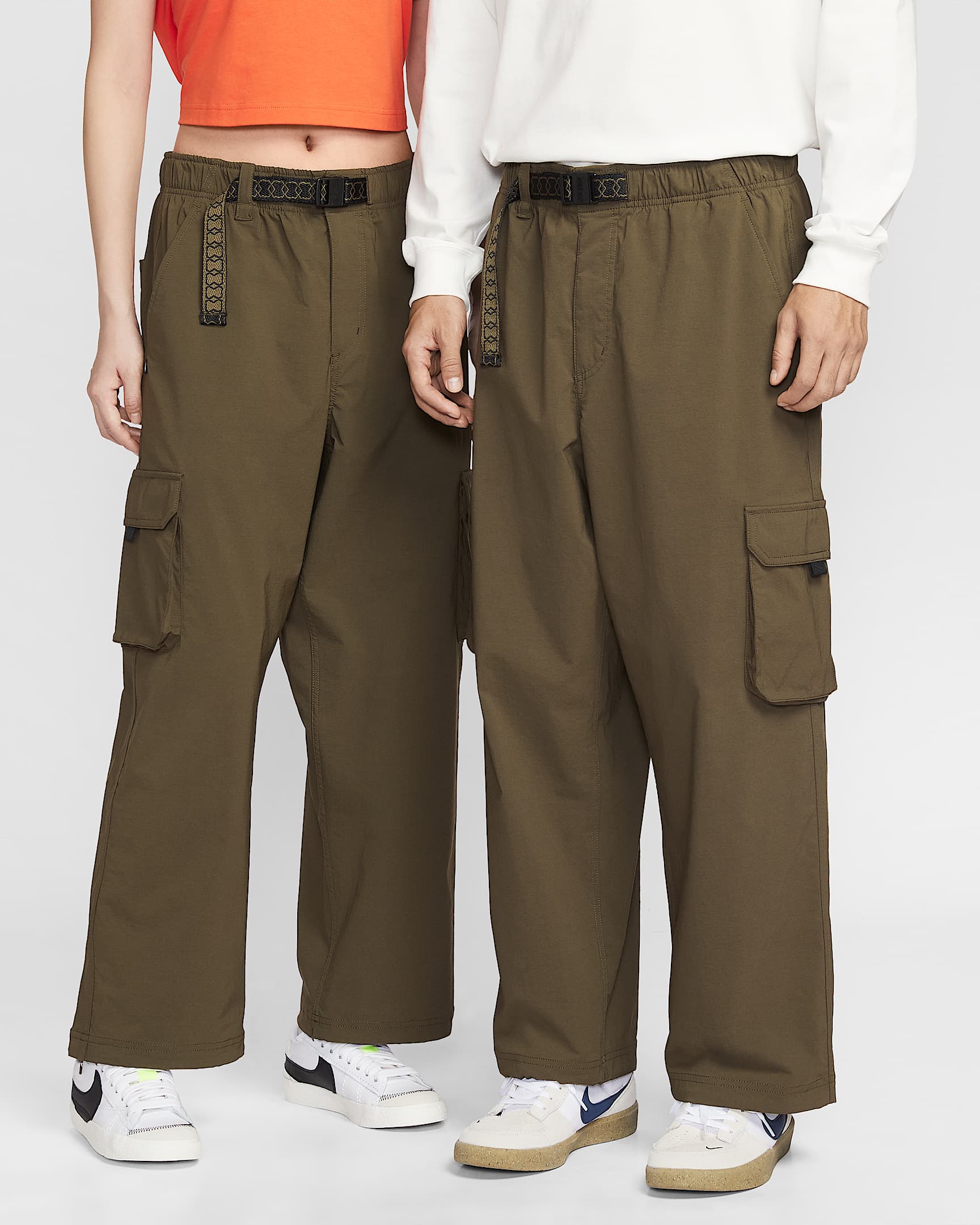 Nike SB Kearny 速干工装滑板长裤 - 暗褐