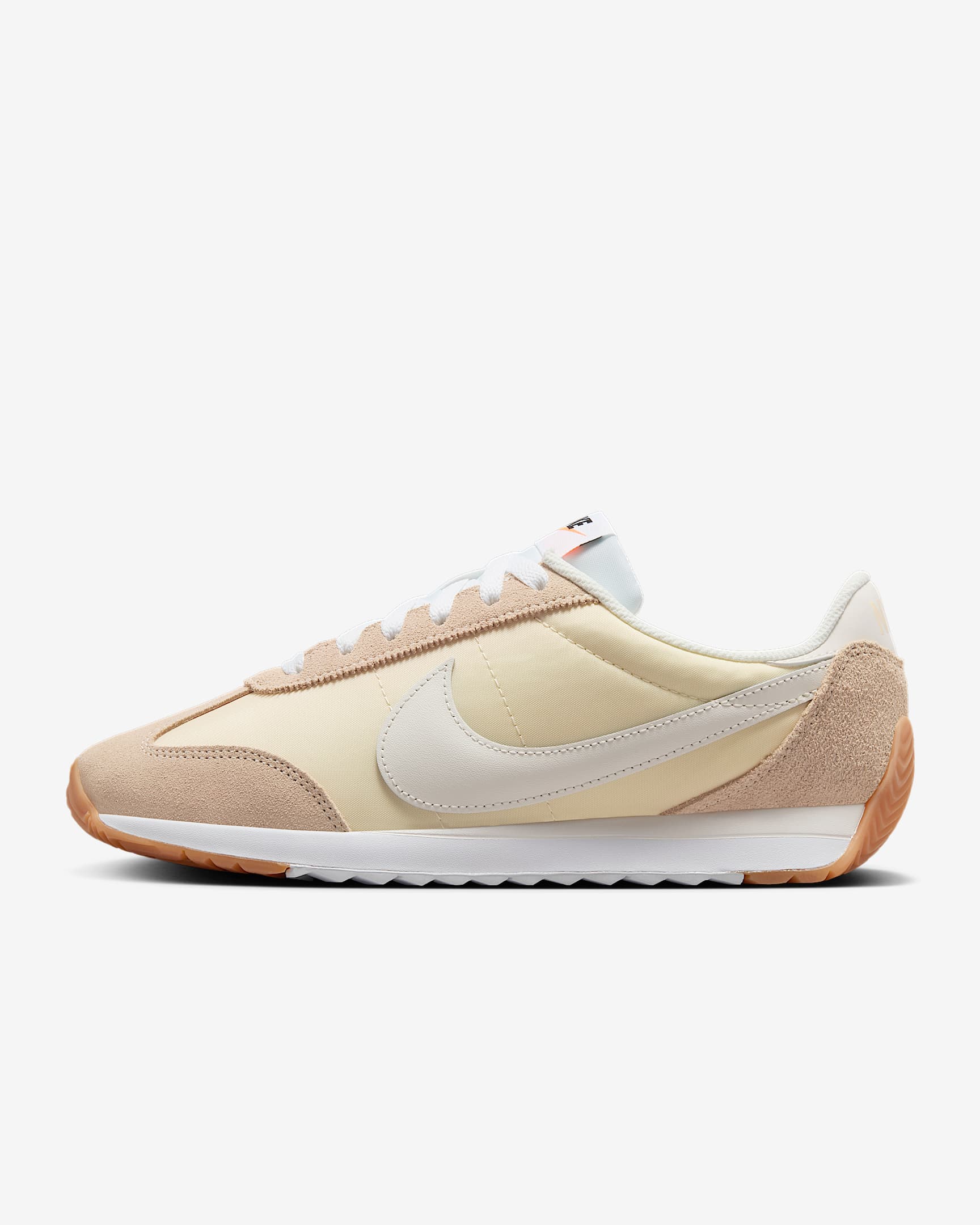 Nike Pacific 女子运动鞋 - 棉布白/白色/安全橙/帆白