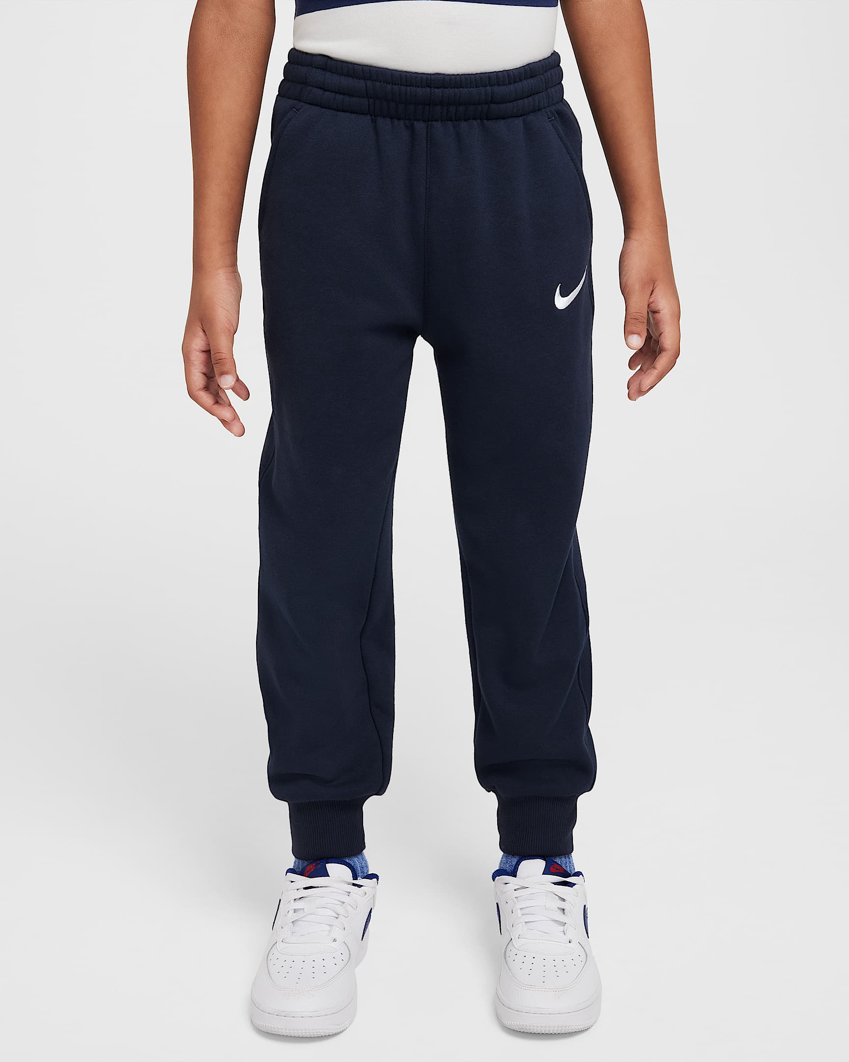 Nike 幼童柔软加绒长裤 - 深藏青