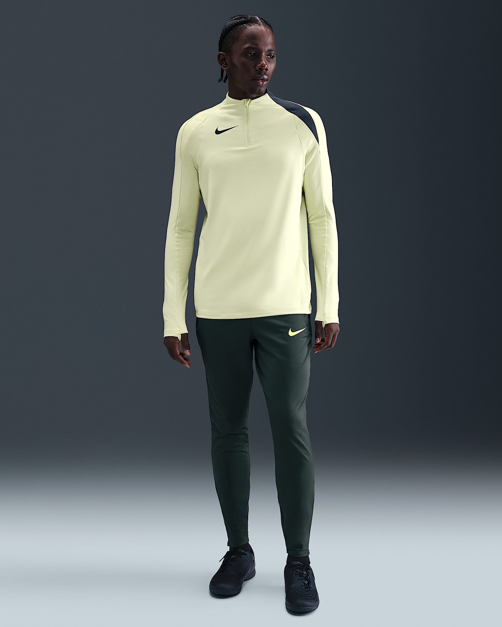 Nike Strike Dri-FIT 男子速干足球长裤 - 海藻绿/海藻绿/亮石灰色/亮石灰色