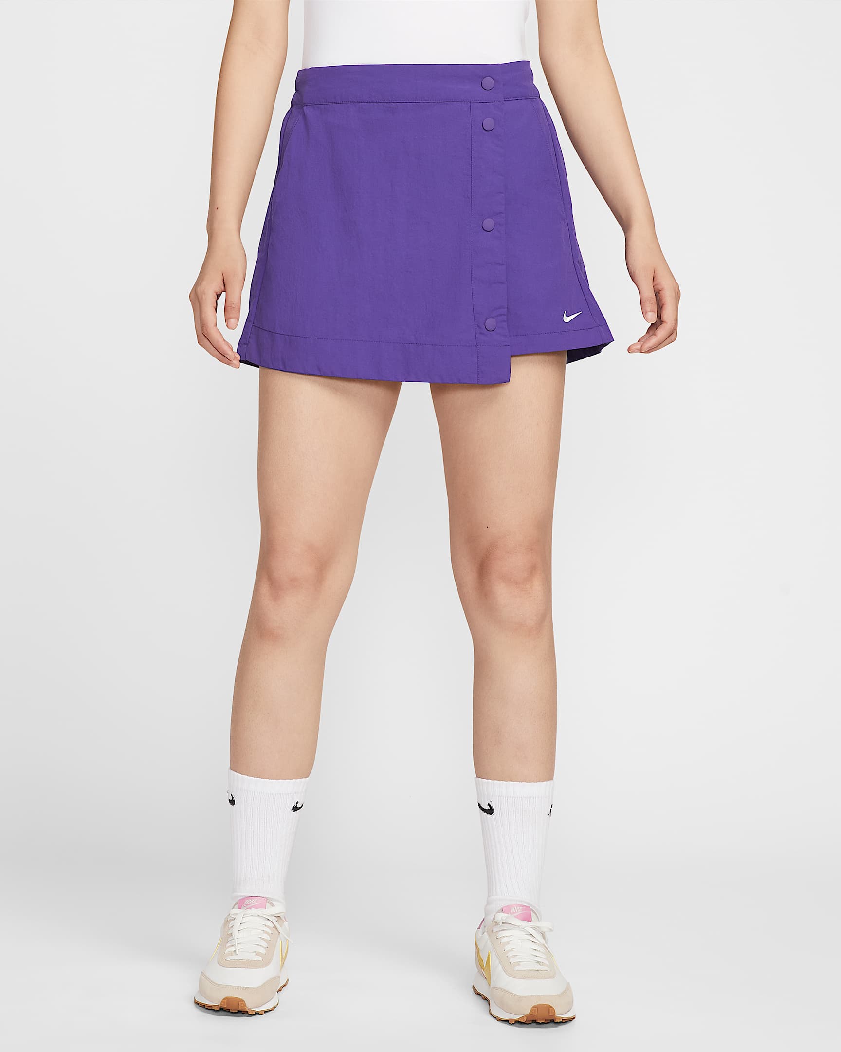 Nike Sportswear Essential 女子梭织裤裙 - 庭紫/帆白
