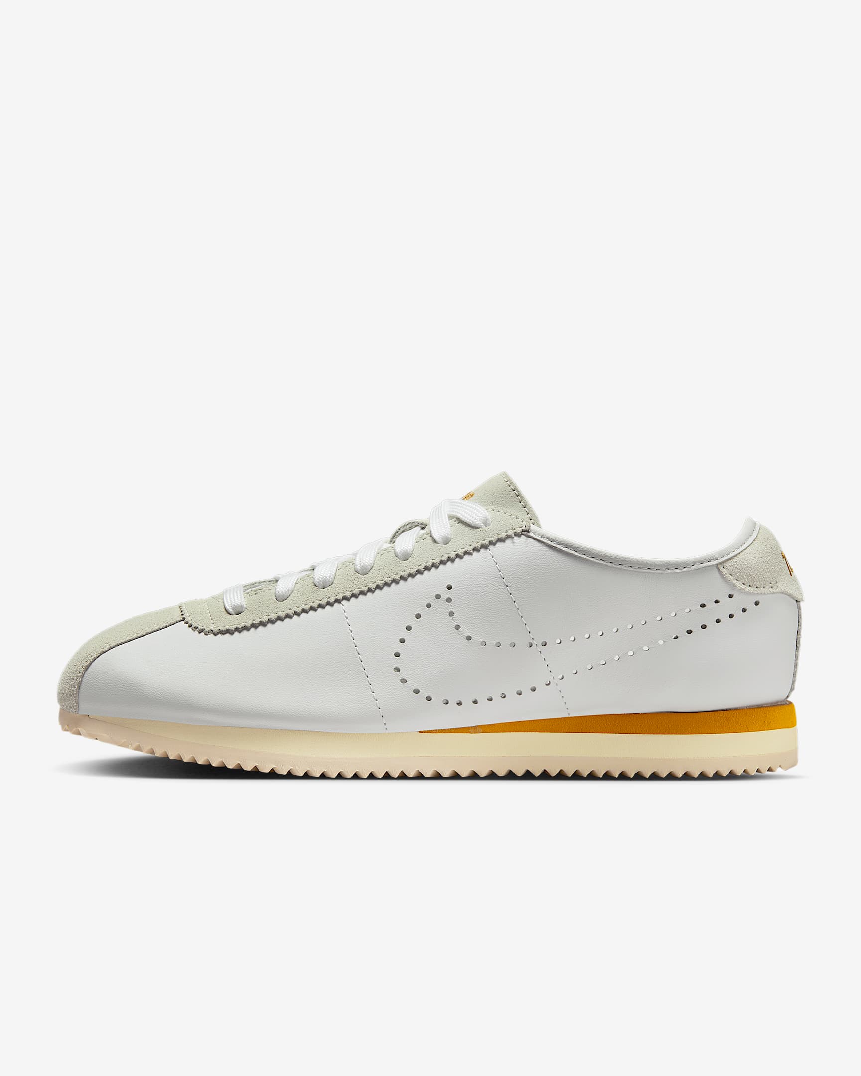 Nike Cortez Leather 女子运动鞋 - 白色/浅骨色/椰奶色/青铜色
