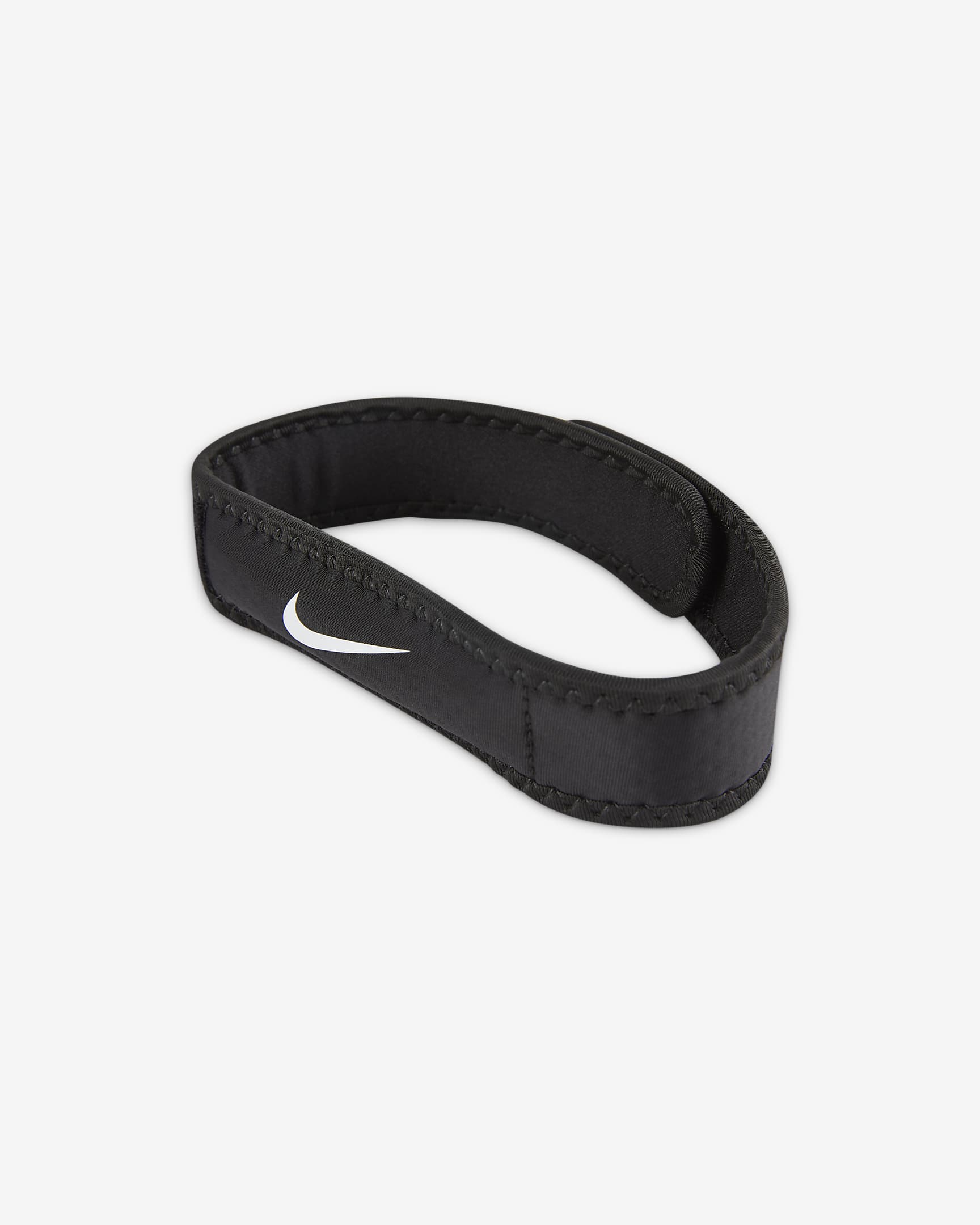 Nike Pro Patella 速干髌骨训练带(1 条) - 黑/白色