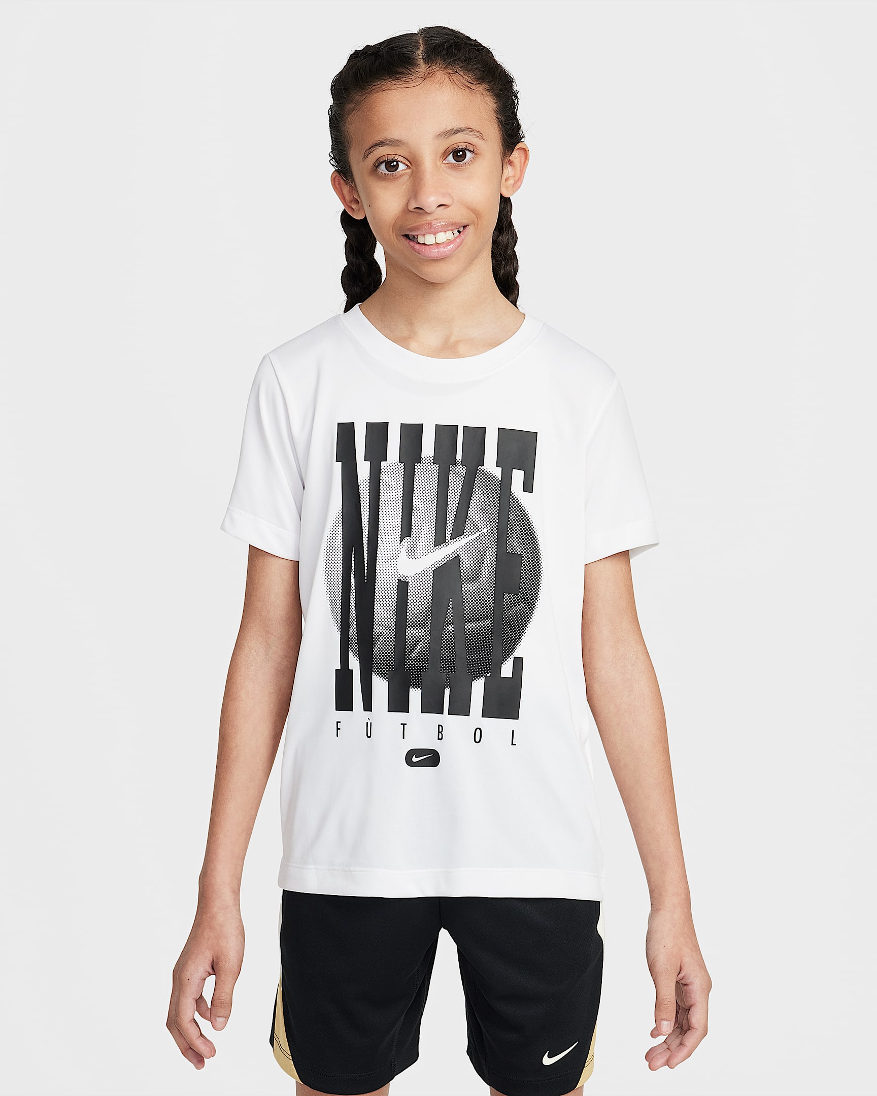 Nike Legend Dri-FIT 大童速干训练T恤 - 白色