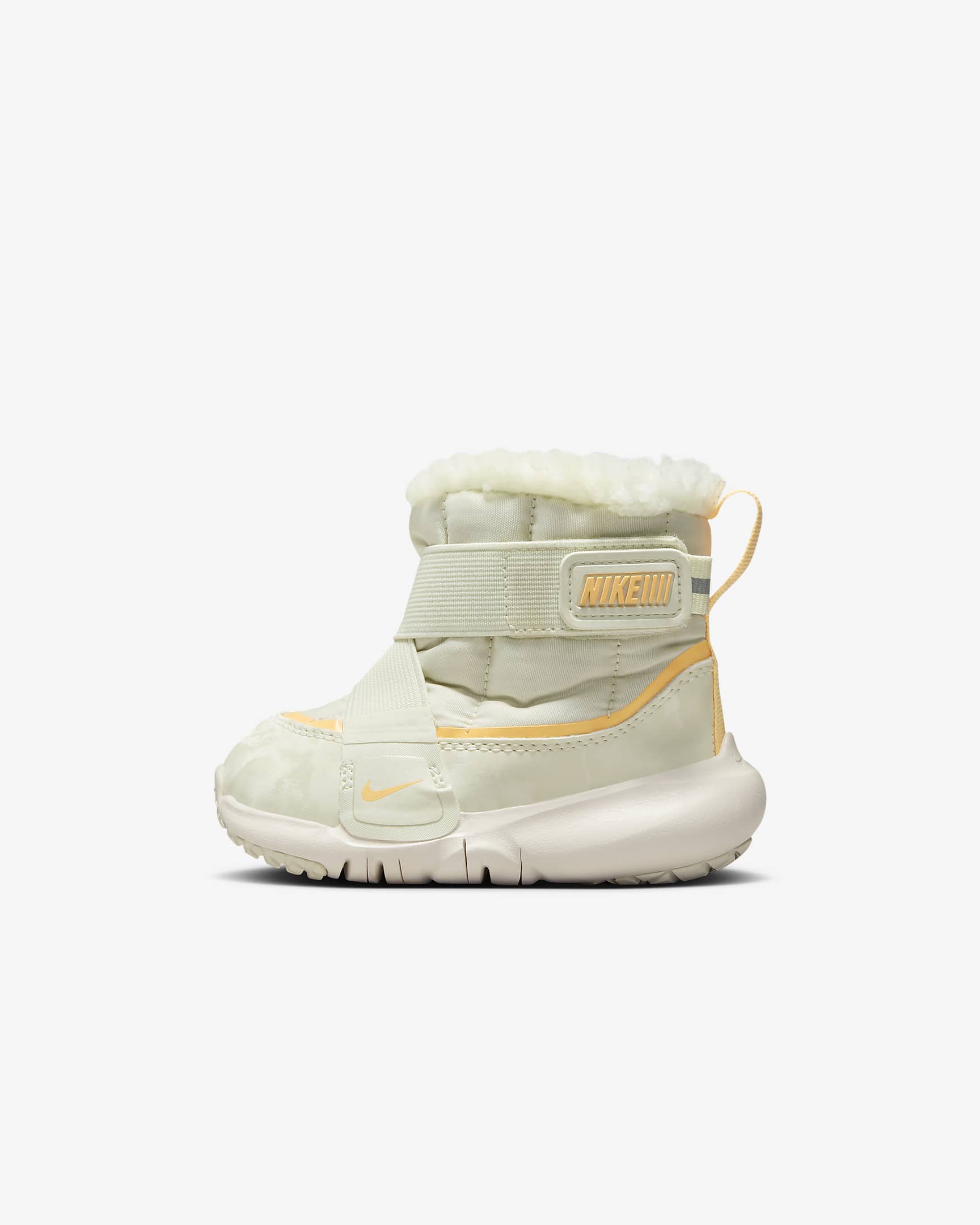 Nike Flex Advance 耐克小飞碟婴童易穿脱运动靴 - 淡象牙白/海玻璃色/浅甜瓜橙