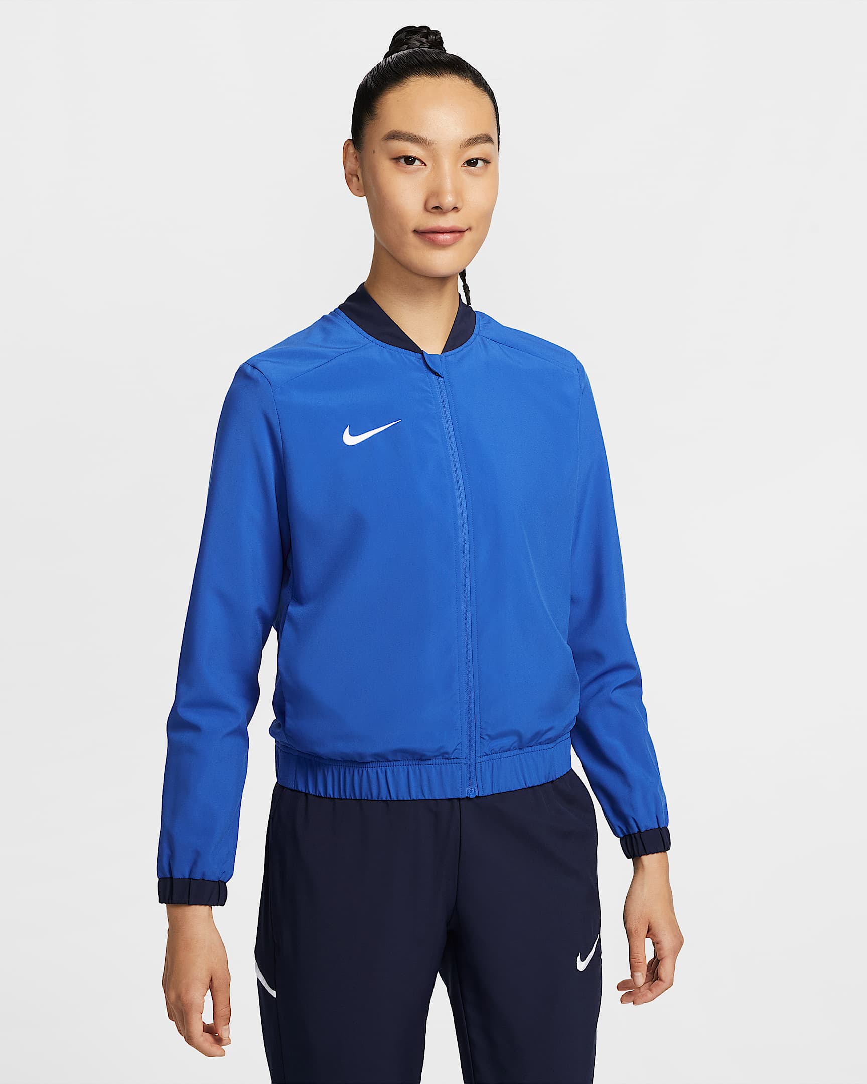 Nike Dri-FIT 女子学院风速干运动夹克 - 宝蓝