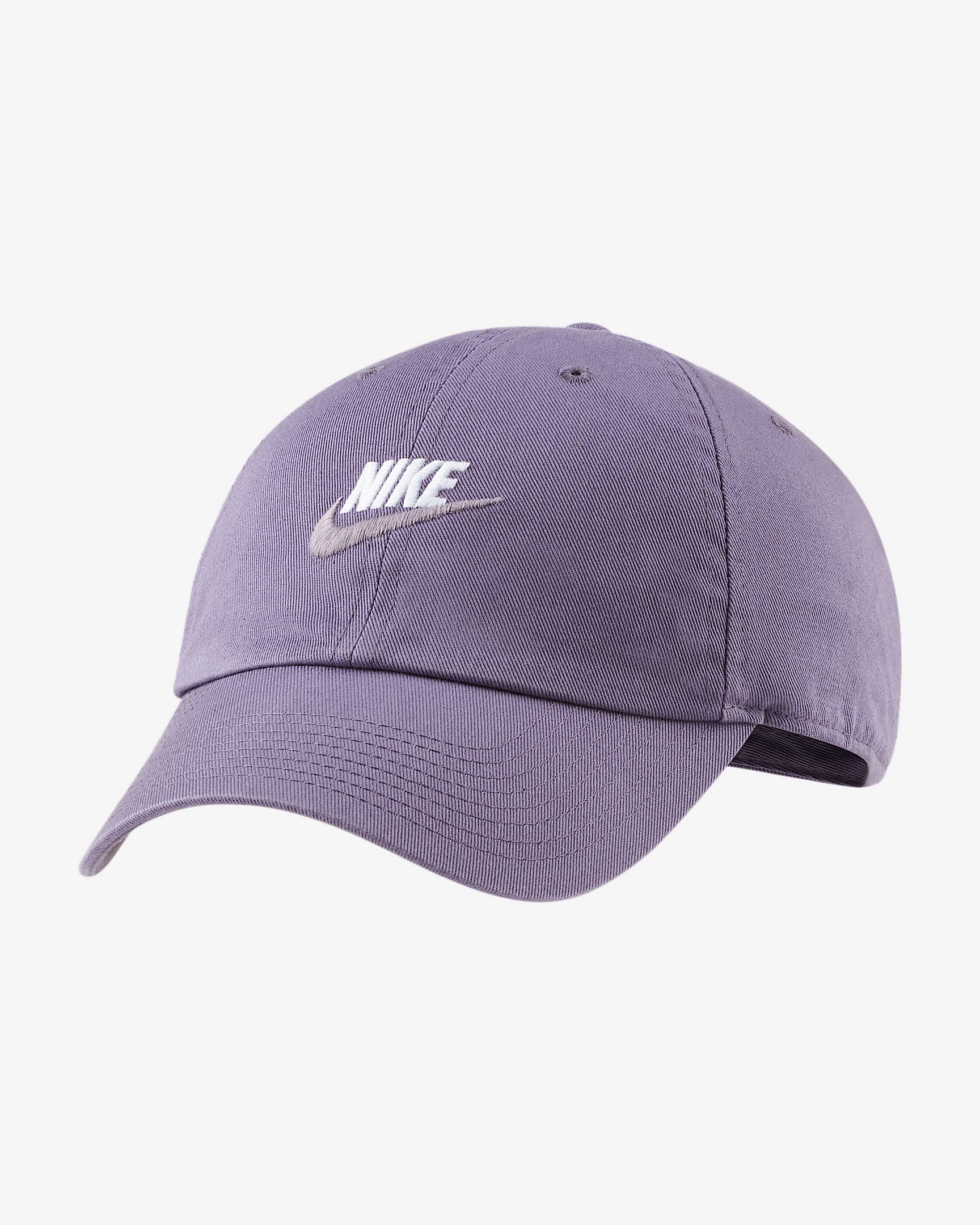 Nike Sportswear Heritage86 Futura 水洗运动帽 - 拂晓深紫/白色