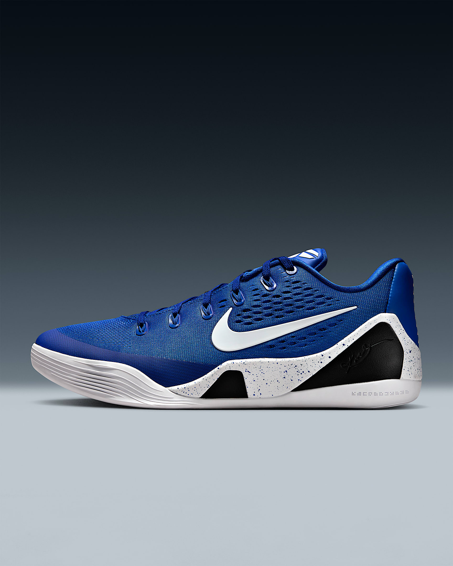Kobe IX Elite Low EM Protro 科比男/女篮球鞋 - 游戏宝蓝/白色/白色