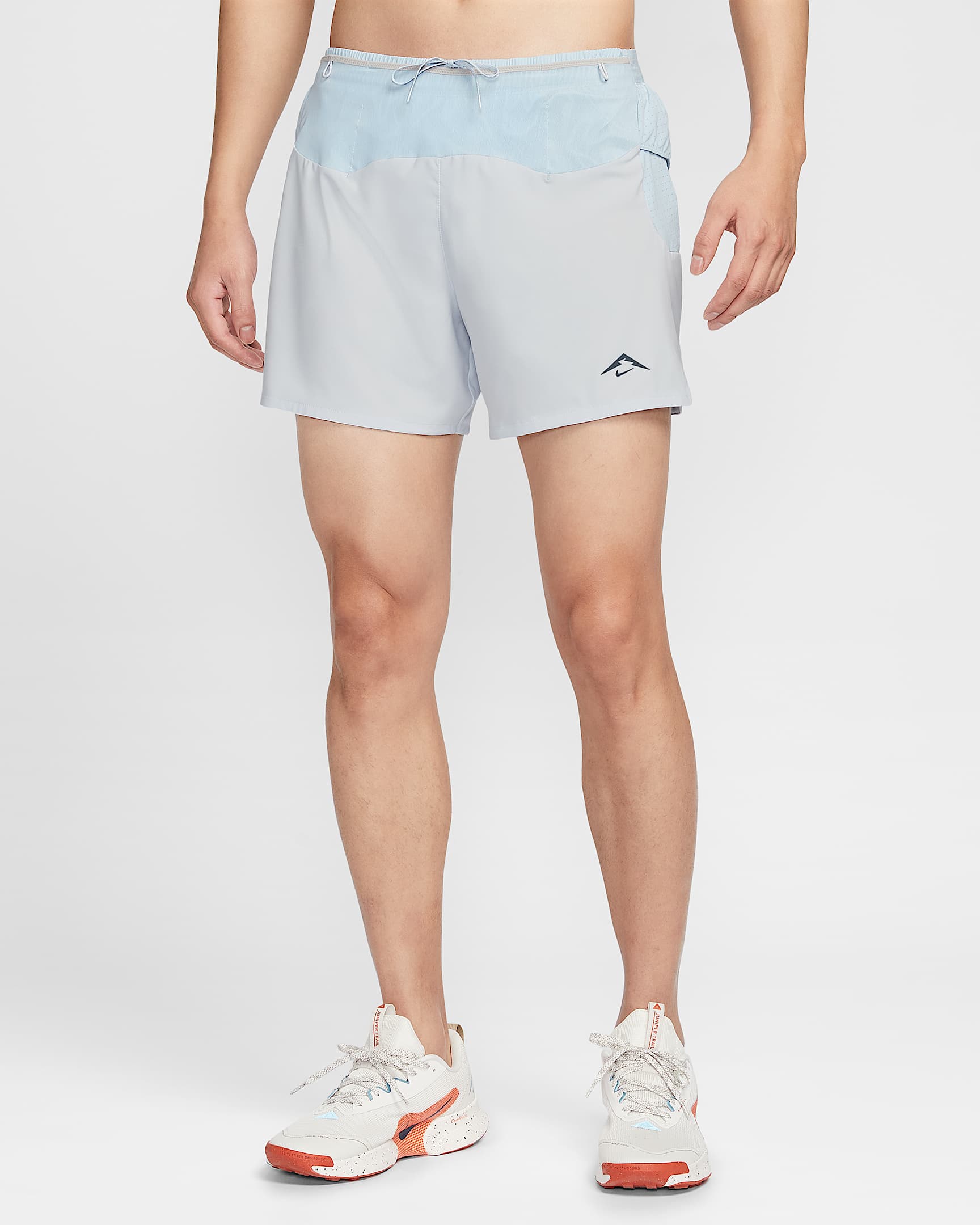 Nike Trail Second Sunrise Dri-FIT ADV 男子速干越野跑步短裤(含衬裤) - 足球灰/浅军械蓝/大学灰/黑