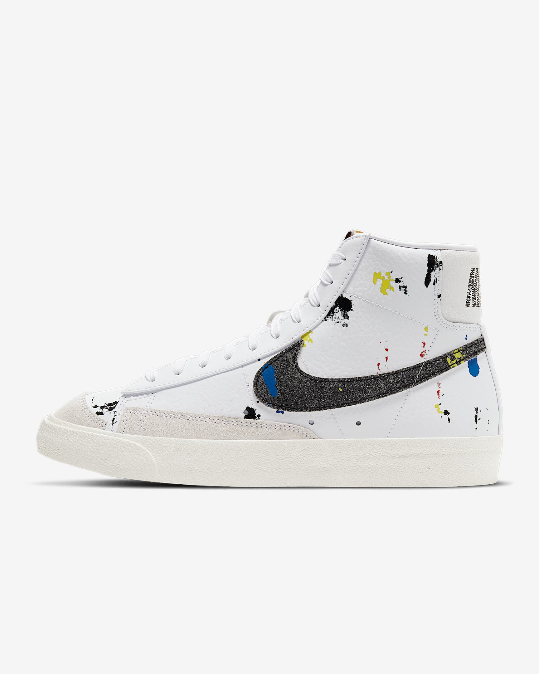 Nike Blazer Mid '77 男子运动鞋 - 白色/白色/帆白/黑
