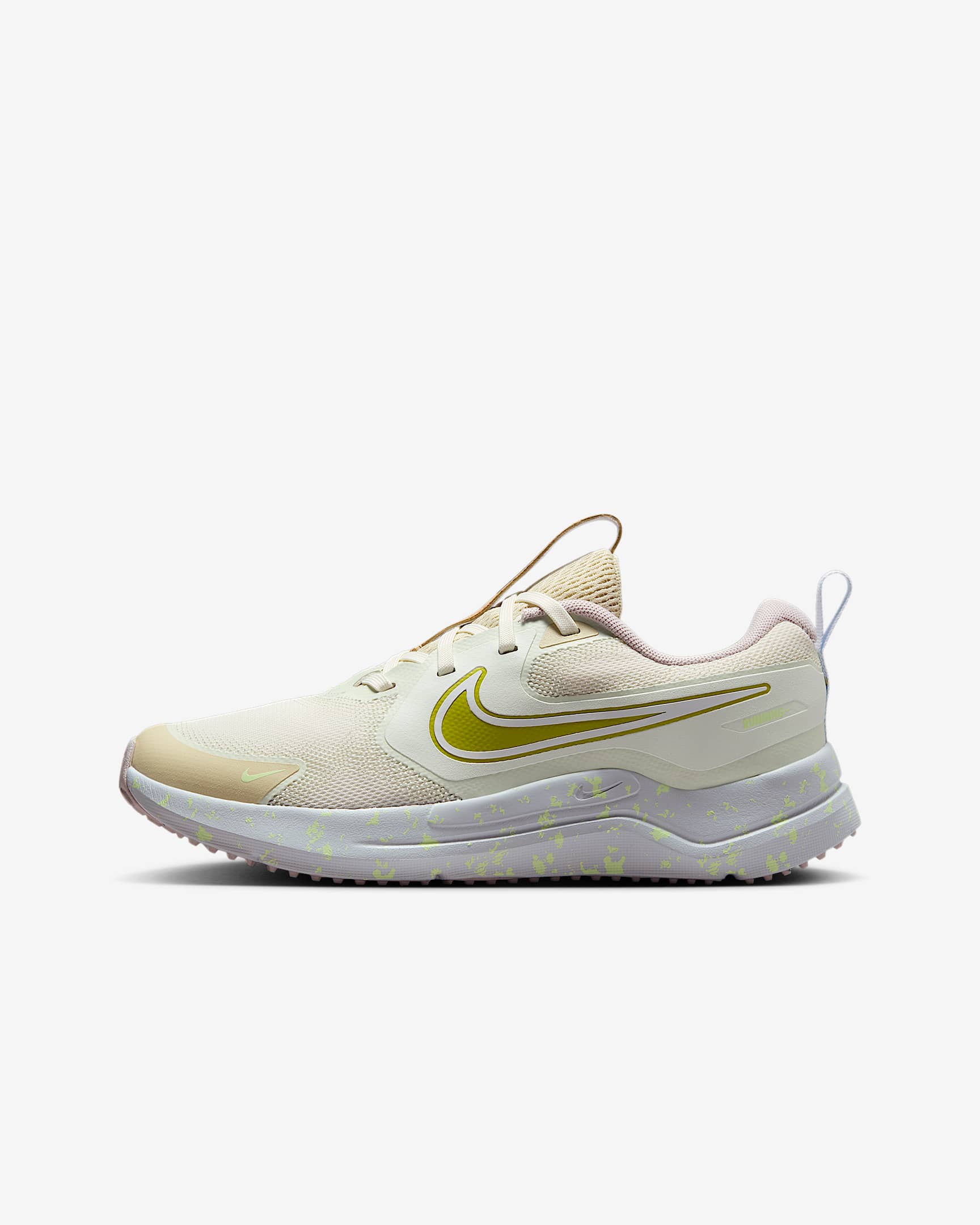 Nike Cosmic Runner 耐克宇宙一号大童公路跑步鞋 - 帆白/足球灰/海玻璃色/仙人掌绿