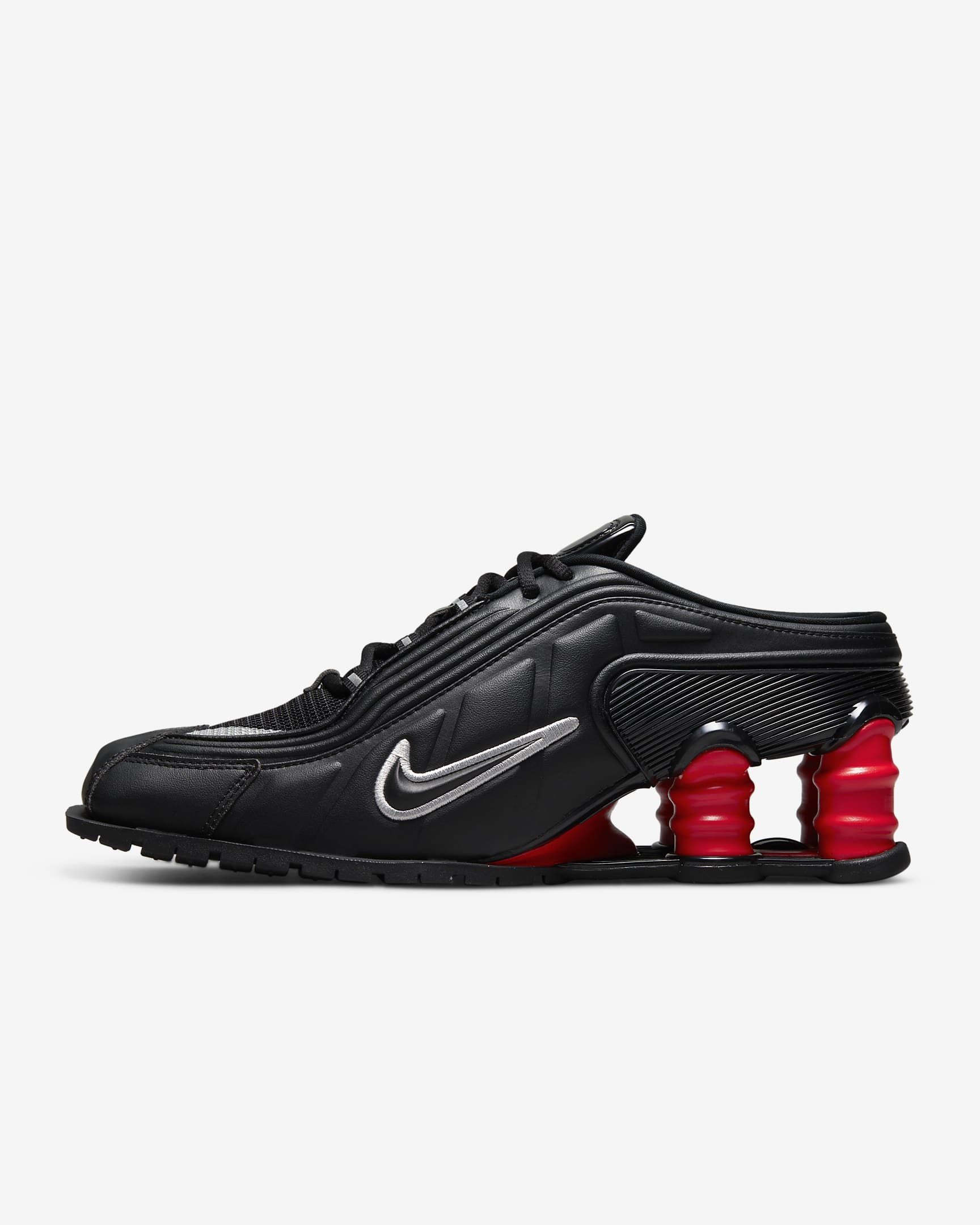 Nike Shox MR4 女子运动鞋 - 黑/彗星红/金属银