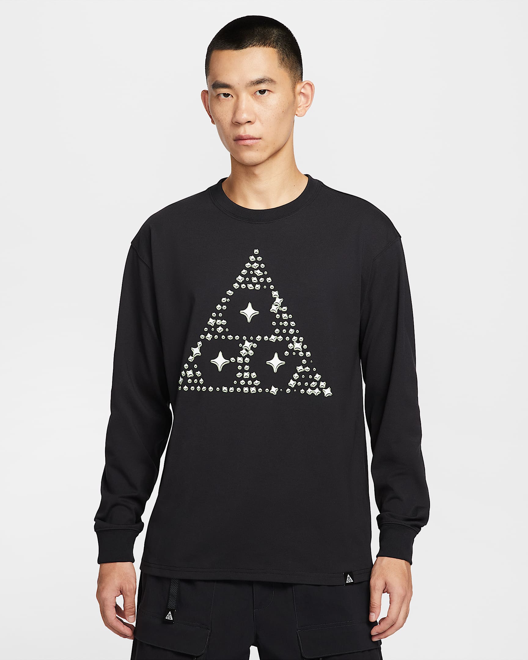 Nike ACG 男子速干长袖T恤 - 黑