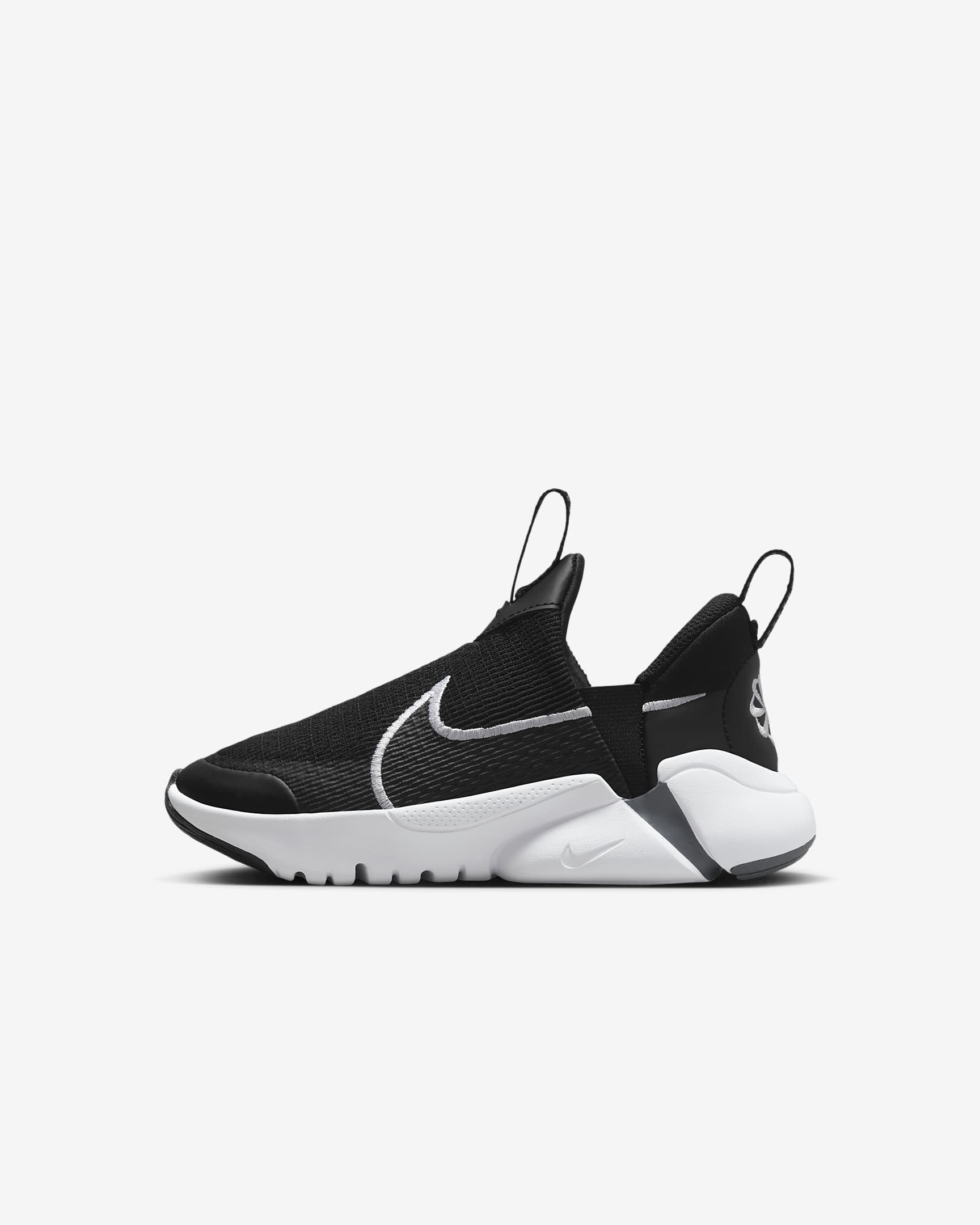 Nike Flex Plus 2 幼童一脚蹬易穿脱运动鞋 - 黑/暗灰/白色