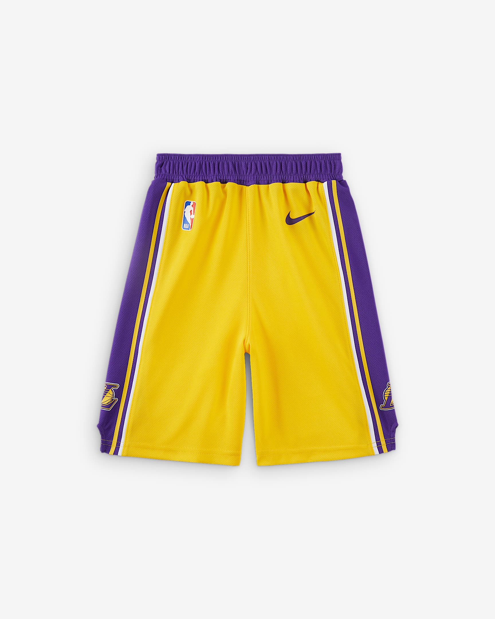 洛杉矶湖人队 Icon Edition Nike NBA 幼童短裤 - 阿马里洛黄