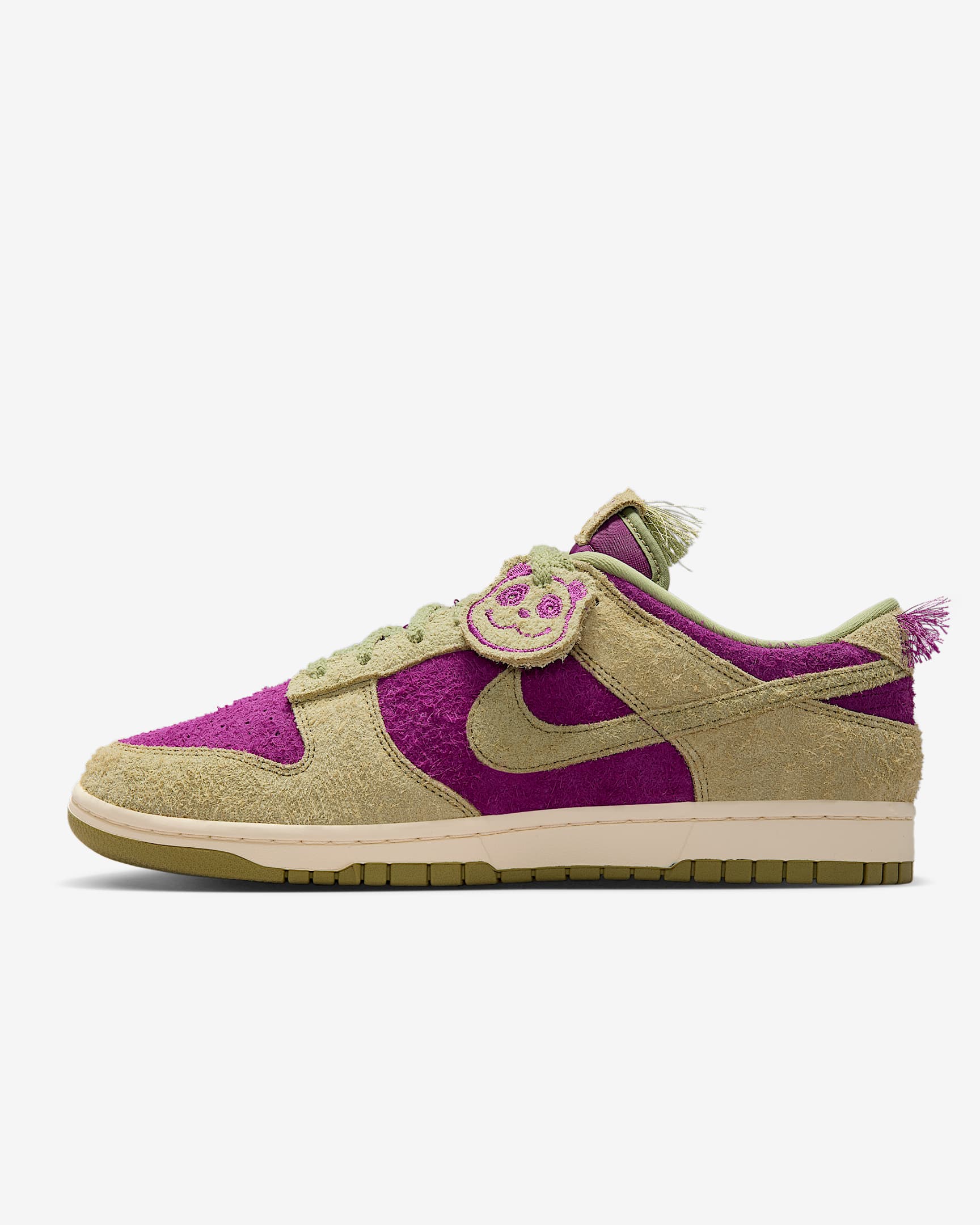 Nike Dunk Low Retro SE 男子运动鞋 - 科技紫/淡象牙白/木板褐