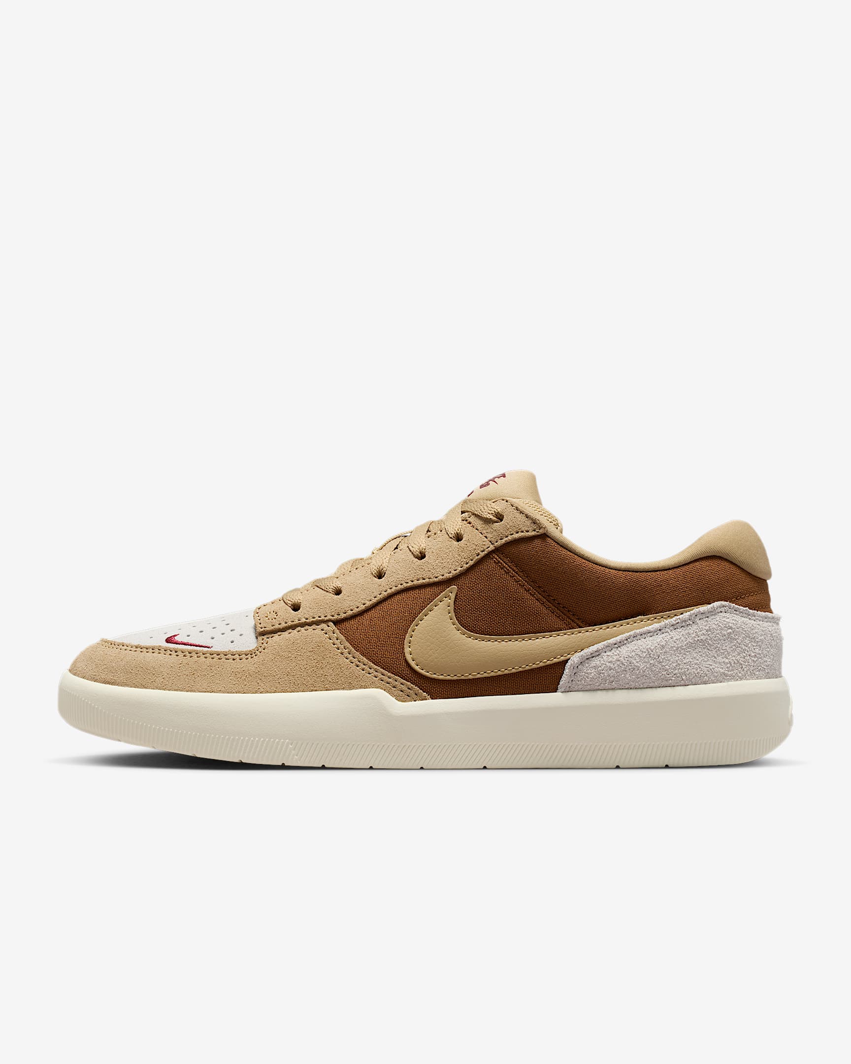 Nike SB Force 58 男/女滑板鞋 - 浅英国褐/浅骨色/帆白/杏茶色