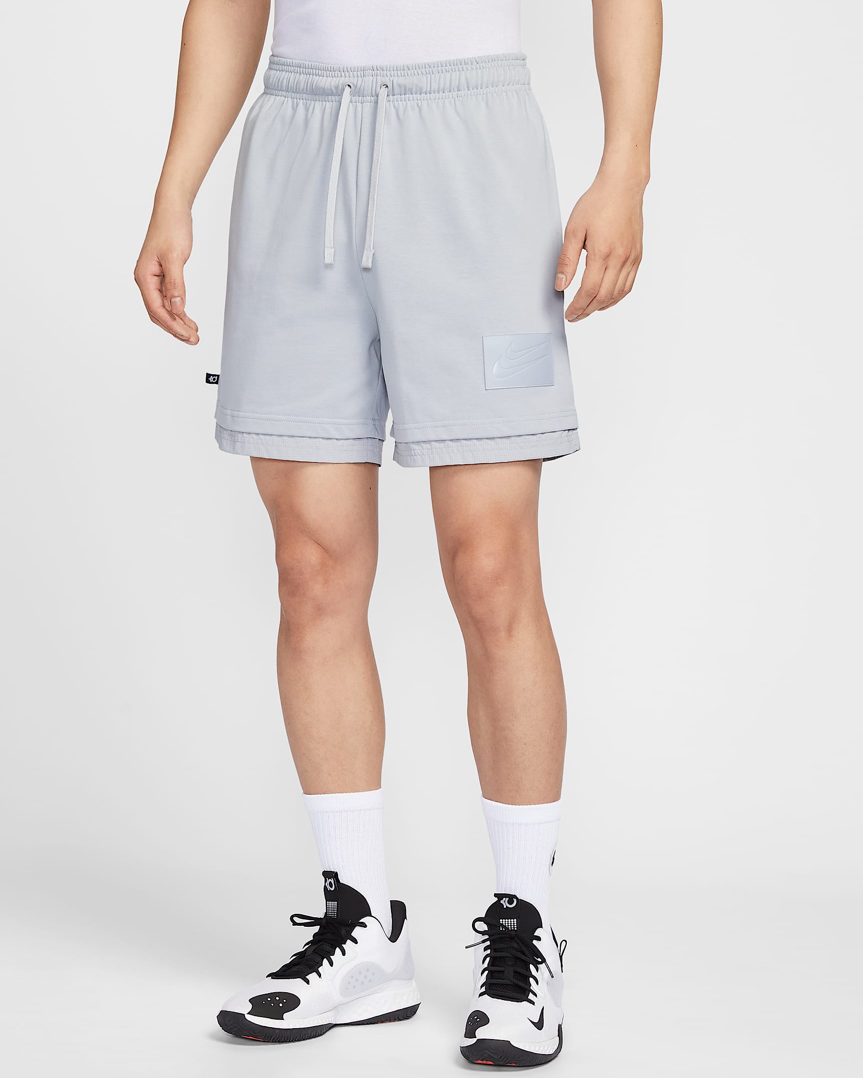 Kevin Durant Dri-FIT 杜兰特男子速干篮球短裤 - 狼灰/尘光子色