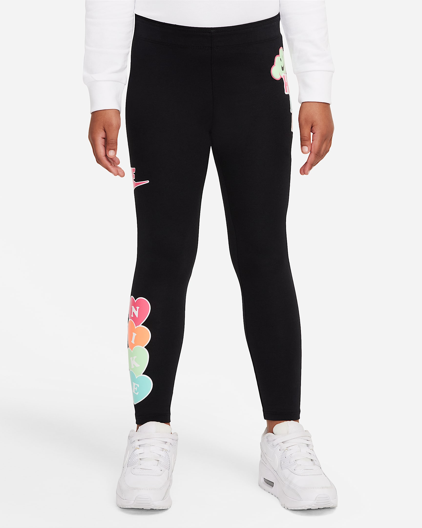 Nike Sportswear 幼童紧身裤 - 黑