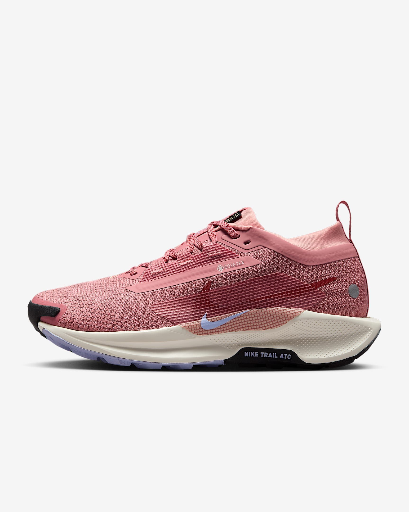 Nike Pegasus Trail 5 GORE-TEX 耐克飞马女子防水越野跑步鞋 - 星尘红/冰艳紫丁香/石膏色/火星石赤红