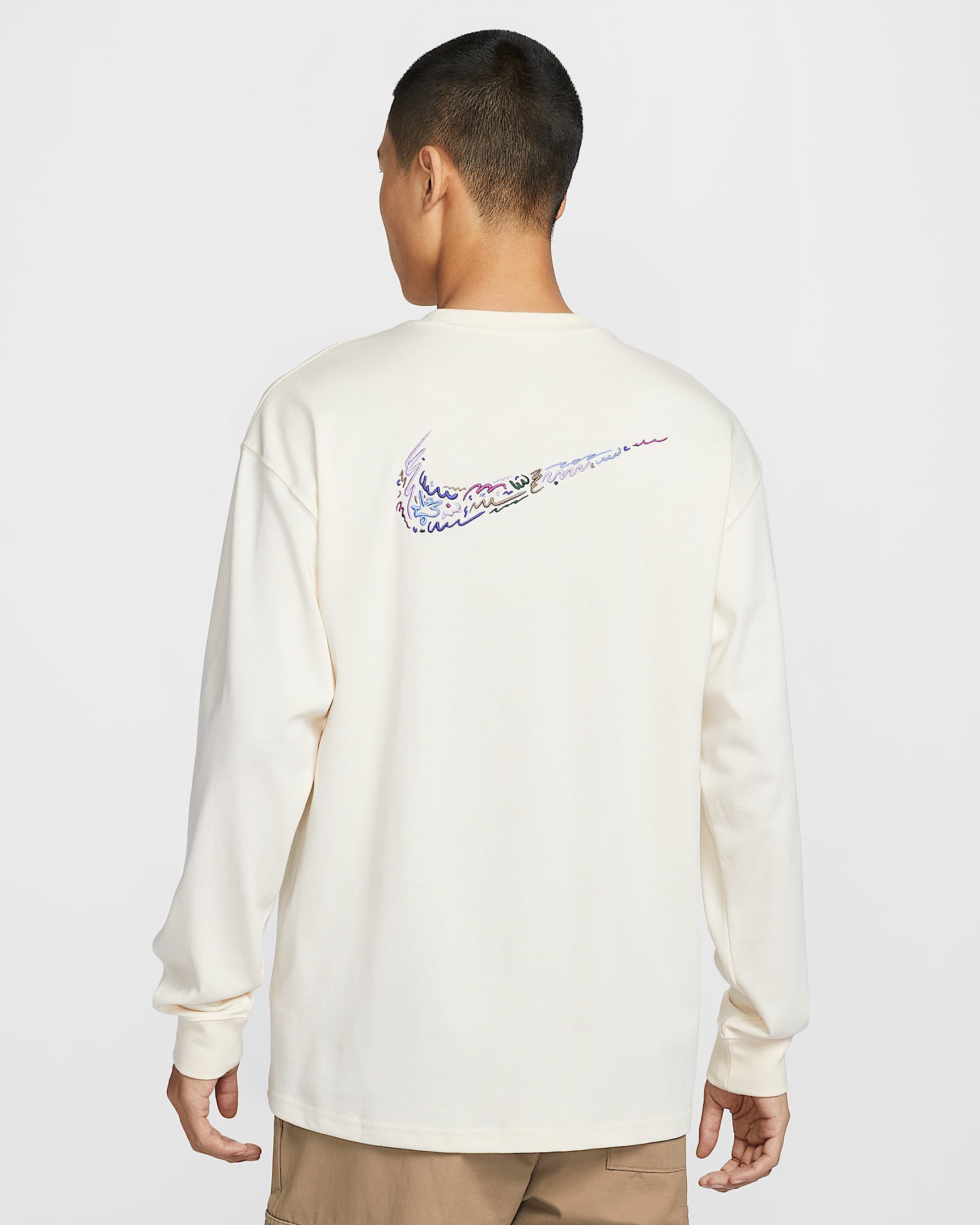 Nike Sportswear 男子长袖T恤 - 纯色